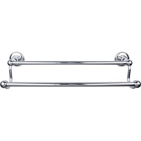 Top Knobs Edwardian Bath Towel Bar Double - Plain Bplate