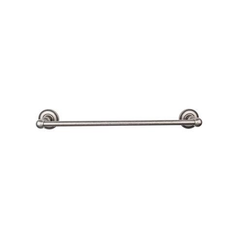 Top Knobs Edwardian Bath Towel Bar Single - Beaded Bplate
