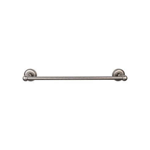 Top Knobs Edwardian Bath Towel Bar Single - Plain Bplate