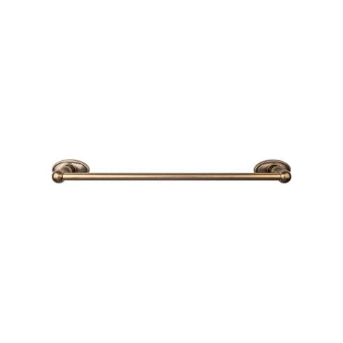 Top Knobs Edwardian Bath Towel Bar Single - Oval Backplate