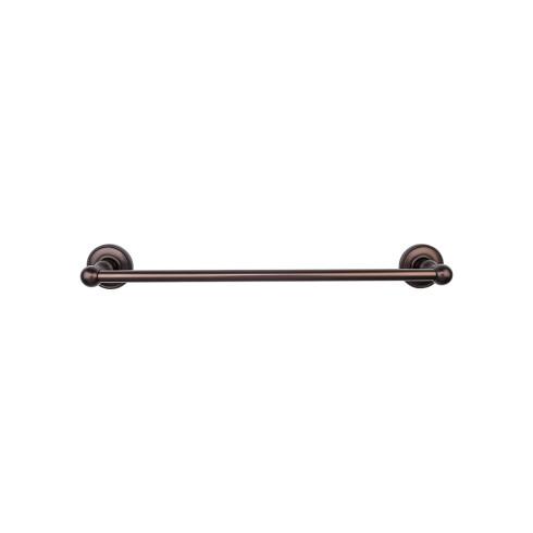 Top Knobs Edwardian Bath Towel Bar Single - Beaded Bplate