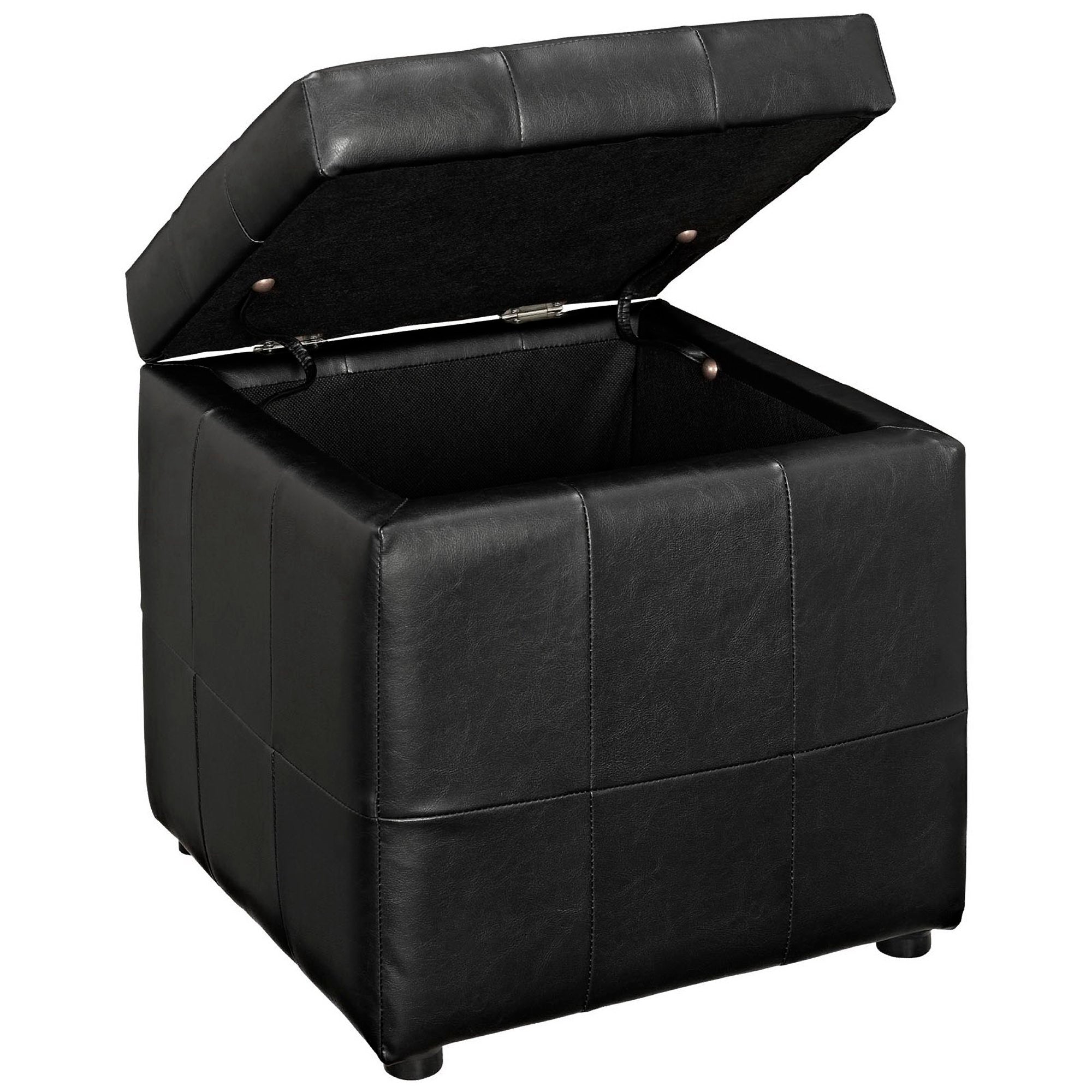 Modway Volt Storage Upholstered Vinyl Ottoman