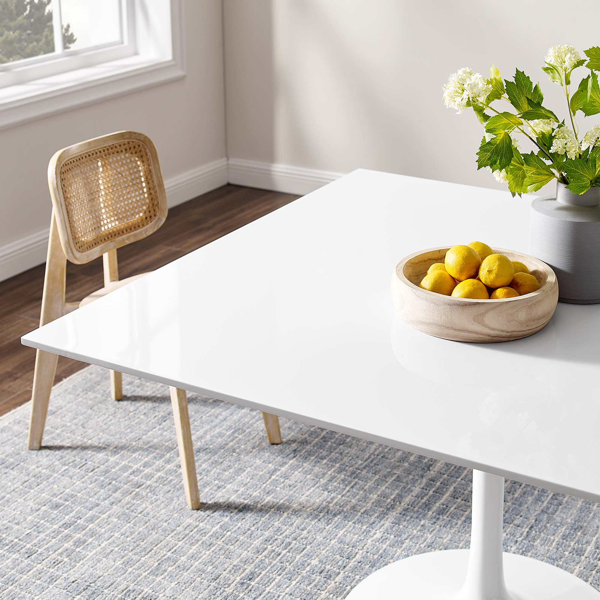 Modway Lippa 48" Square Wood Dining Table