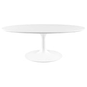 Modway Lippa 42" Oval Wood Coffee Table