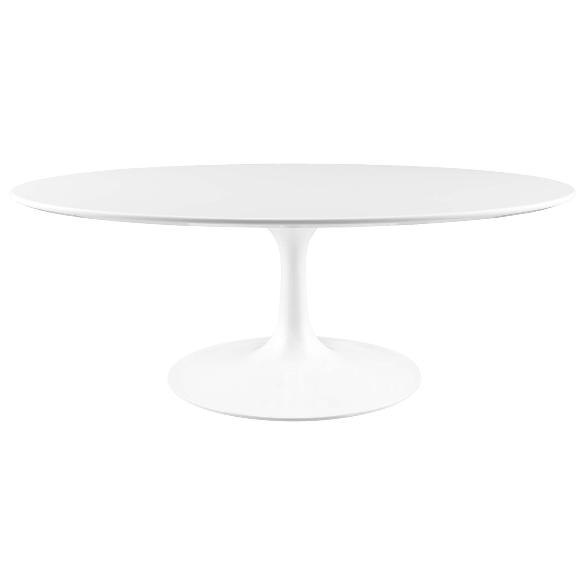 Modway Lippa 42" Oval Wood Coffee Table