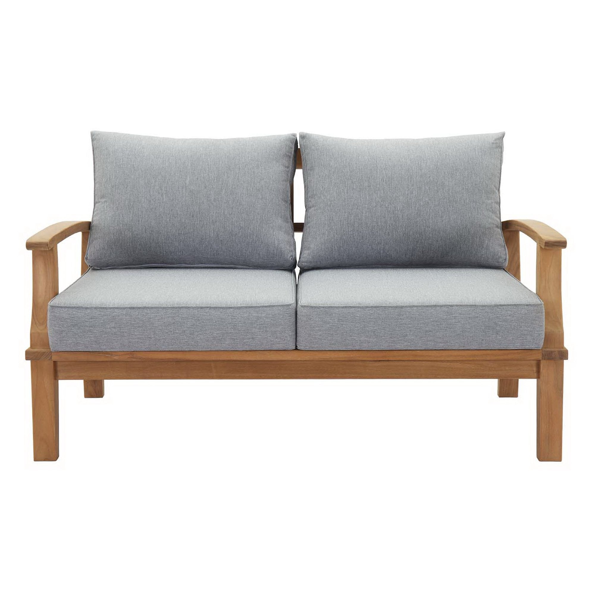 Modway Marina Outdoor Patio Teak Loveseat