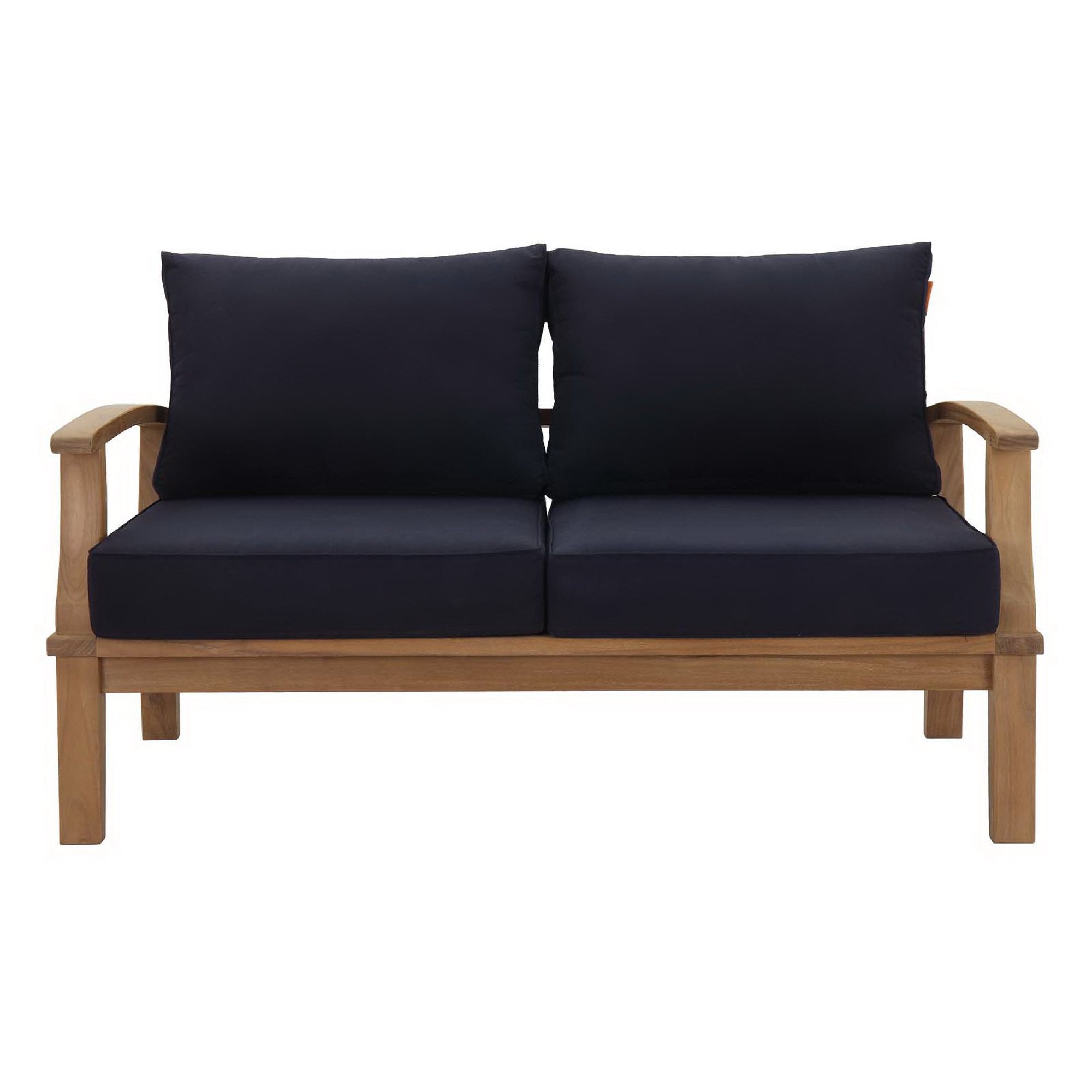 Modway Marina Outdoor Patio Teak Loveseat