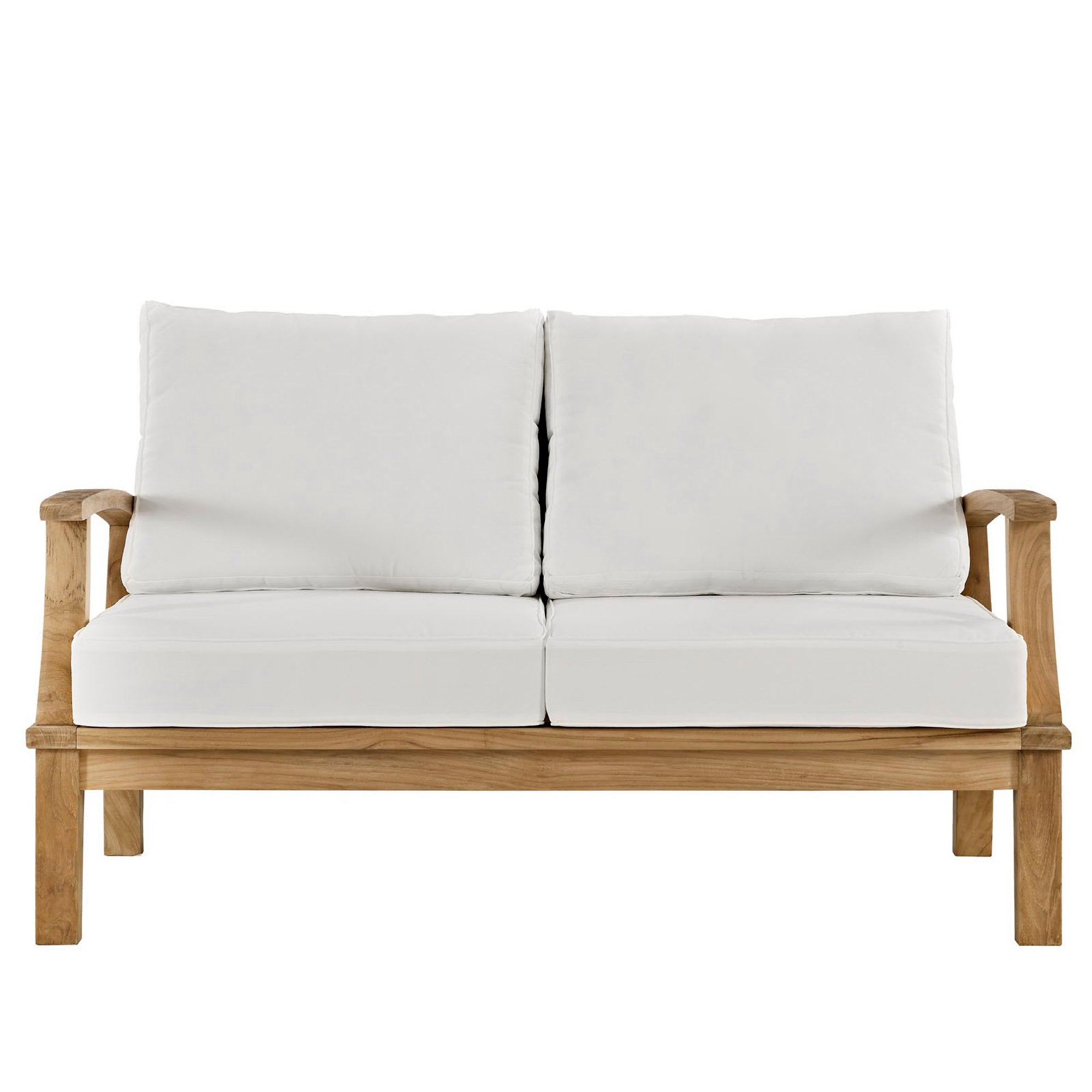 Modway Marina Outdoor Patio Teak Loveseat