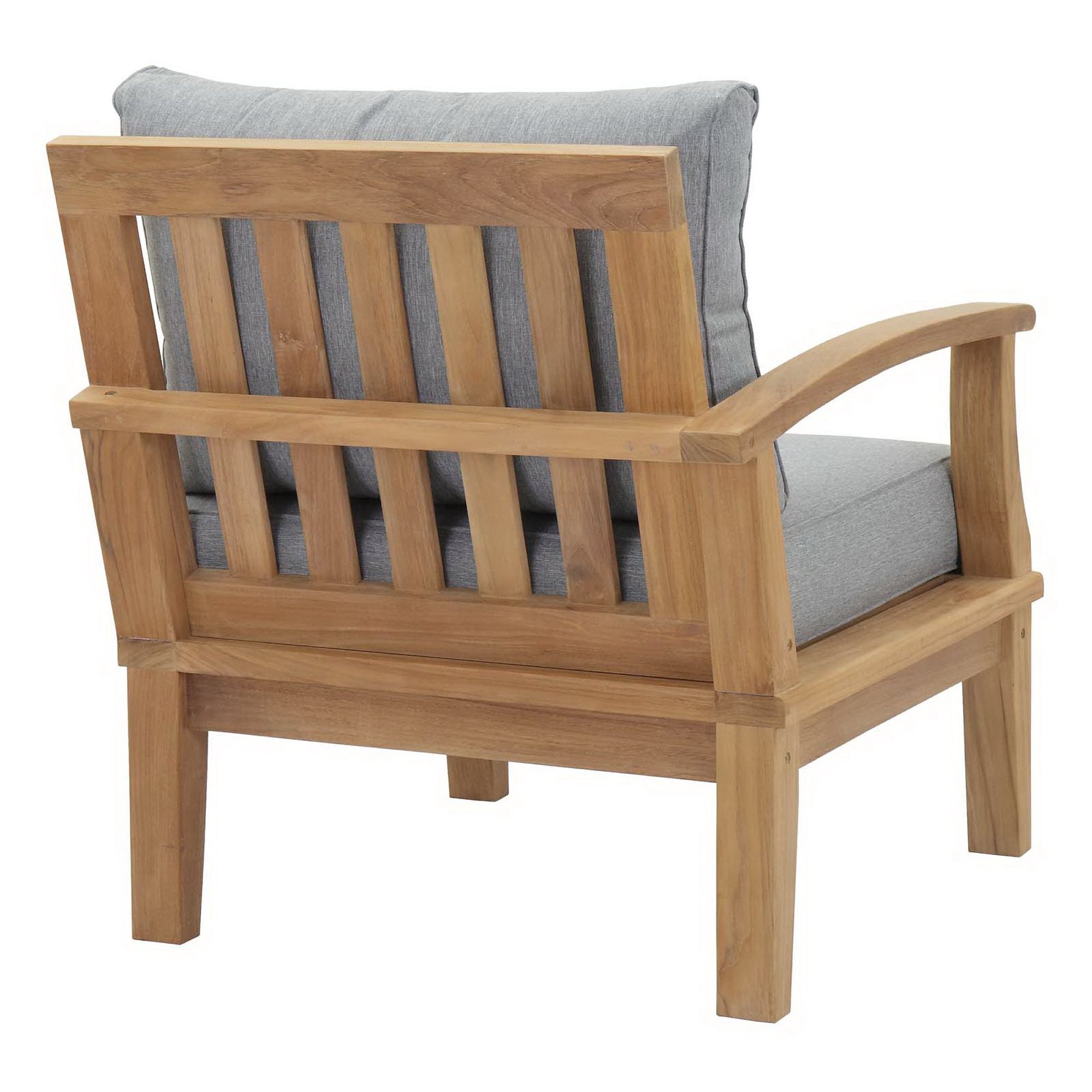 Modway Marina Outdoor Patio Teak Left-Facing Sofa