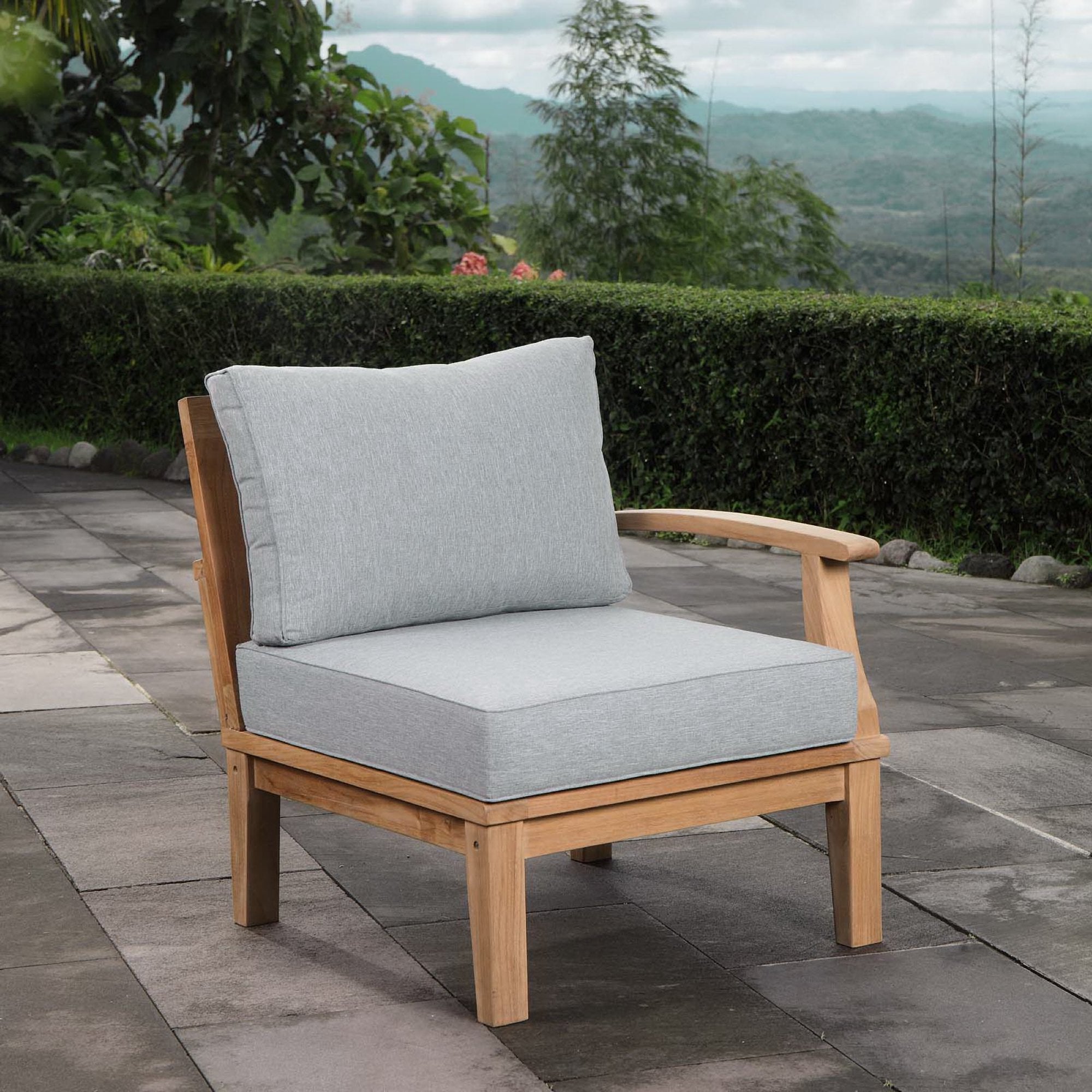 Modway Marina Outdoor Patio Teak Right-Facing Sofa