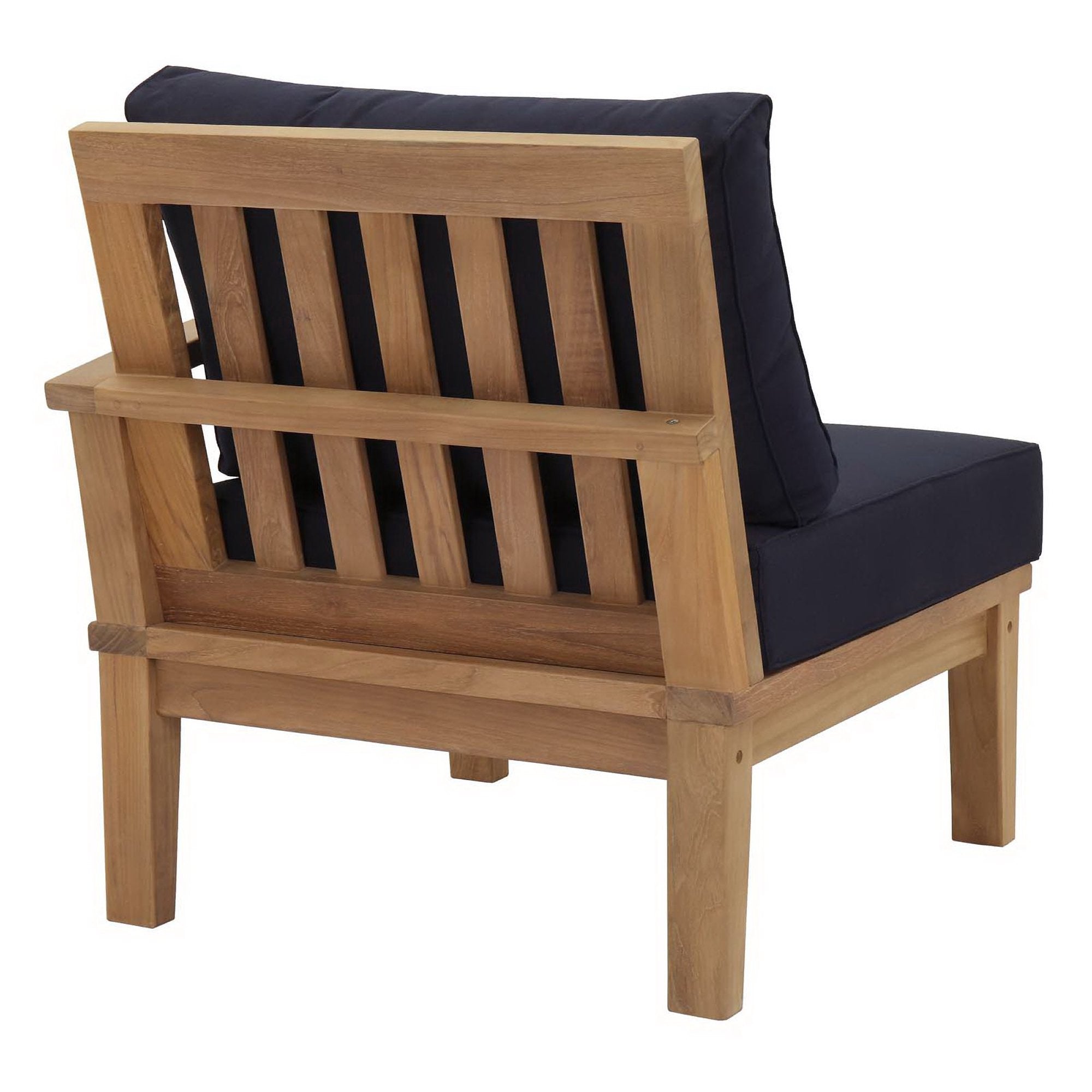 Modway Marina Outdoor Patio Teak Right-Facing Sofa