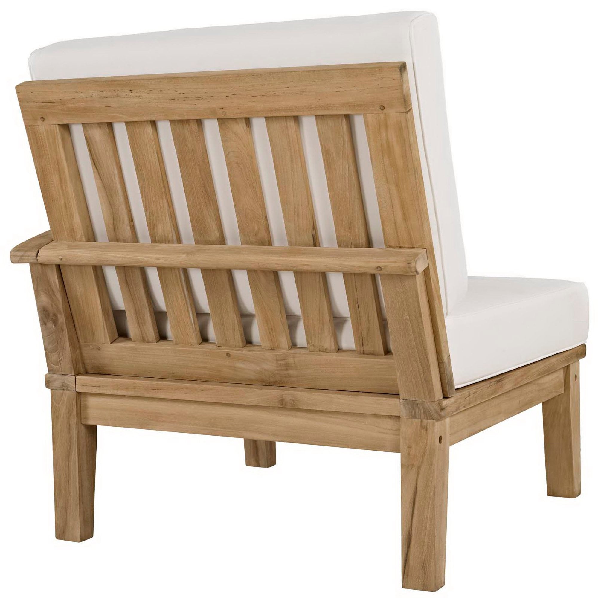 Modway Marina Outdoor Patio Teak Right-Facing Sofa