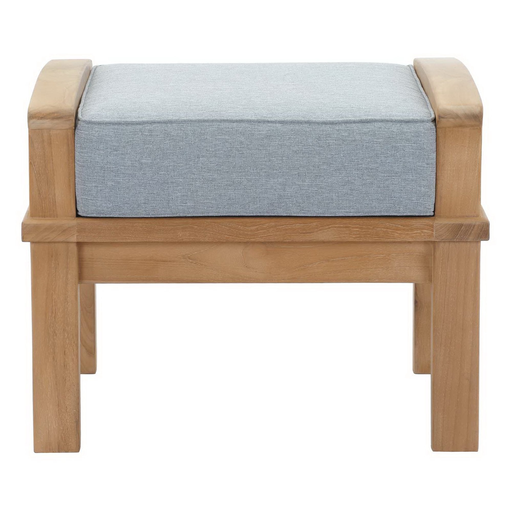 Modway Marina Outdoor Patio Teak Ottoman