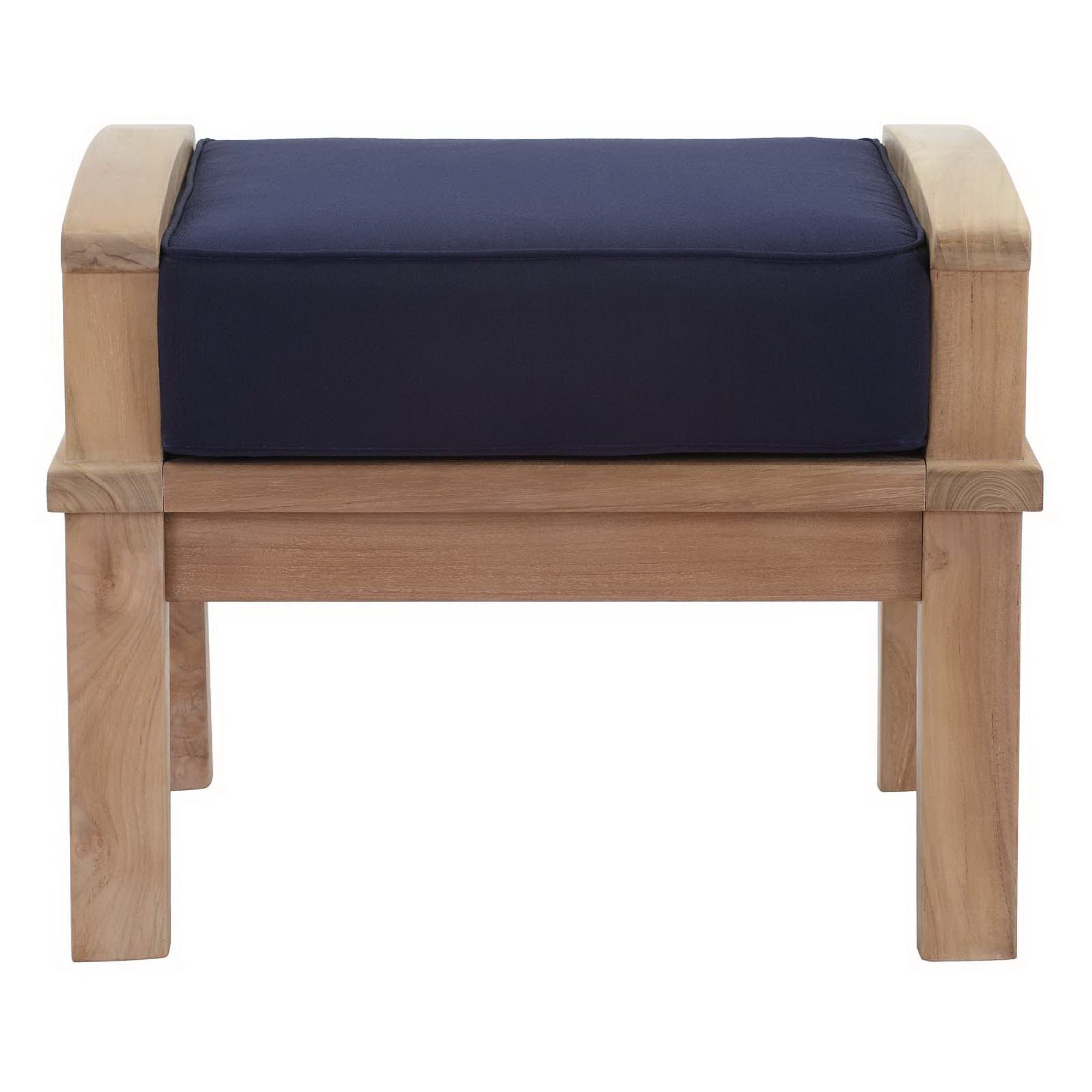 Modway Marina Outdoor Patio Teak Ottoman