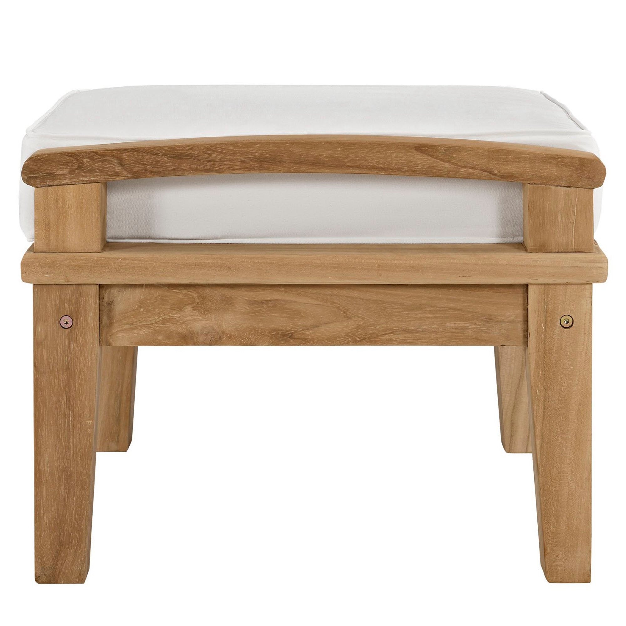 Modway Marina Outdoor Patio Teak Ottoman