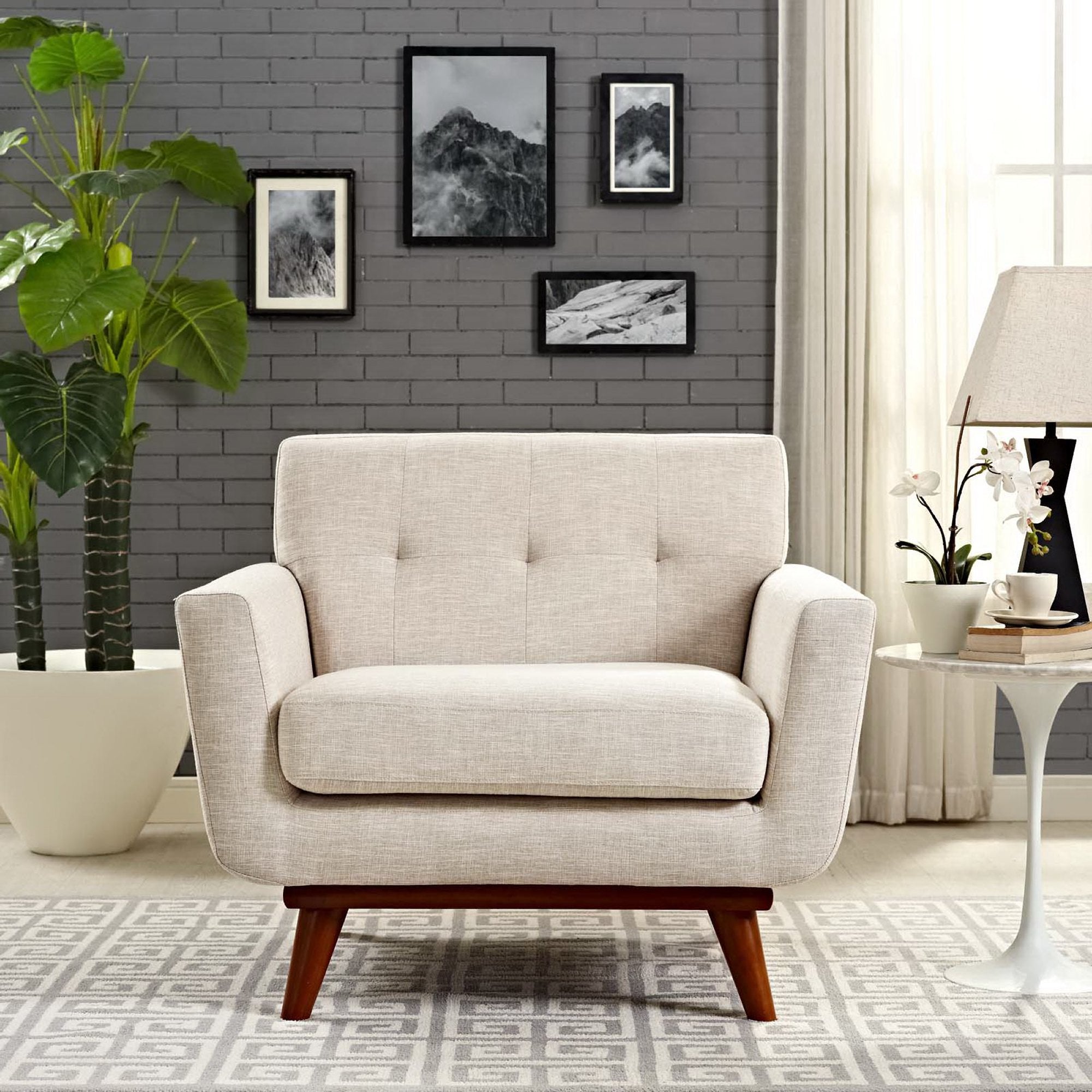 Modway Engage Upholstered Fabric Armchair
