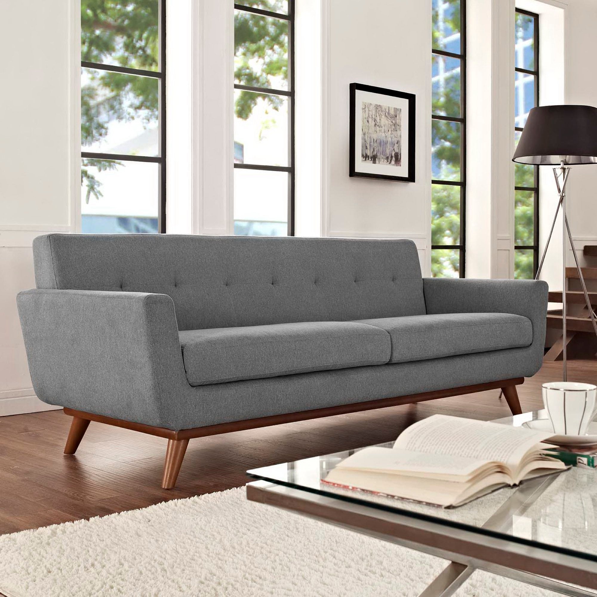 Modway Engage Upholstered Fabric Sofa