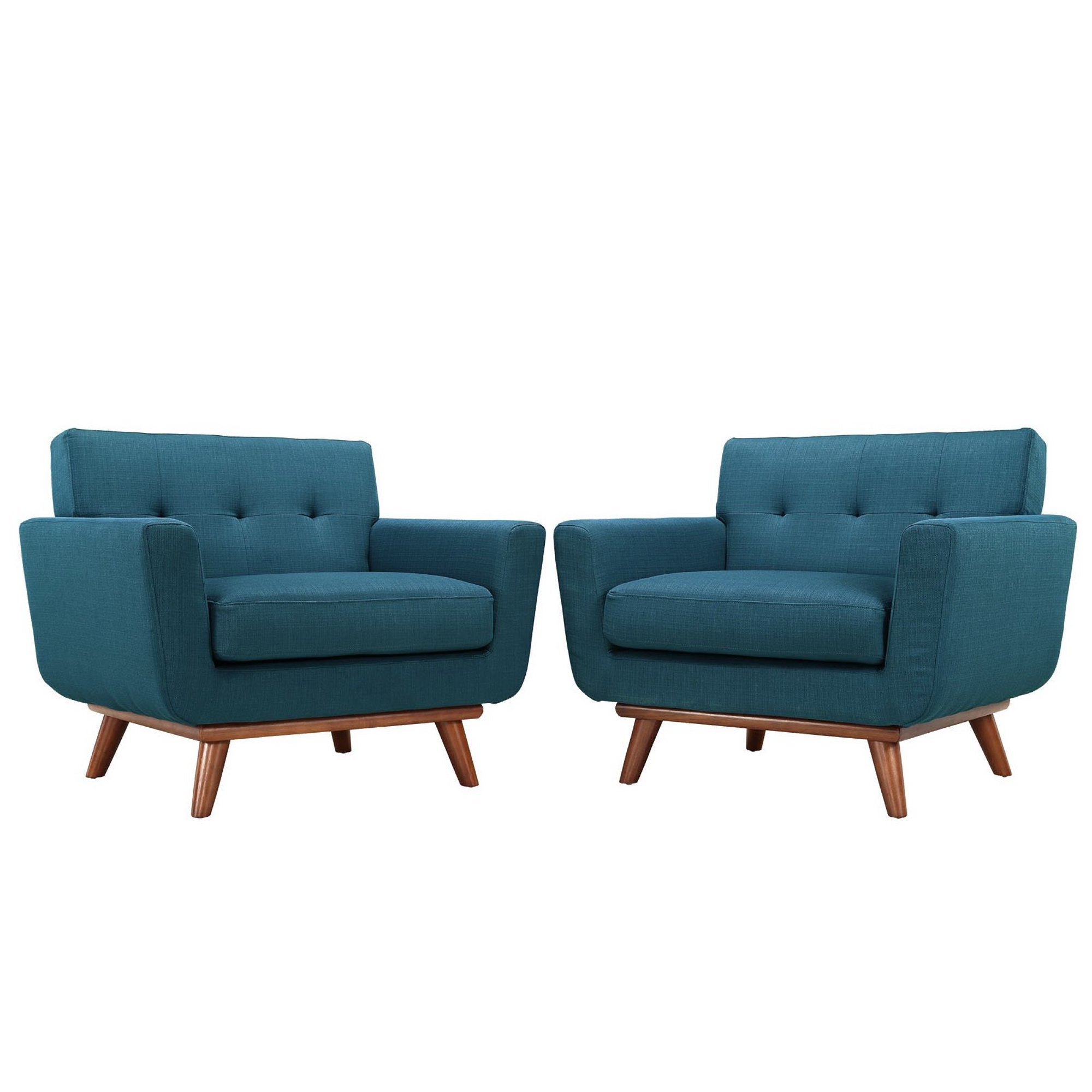 Modway Engage Wood Armchair Set of 2
