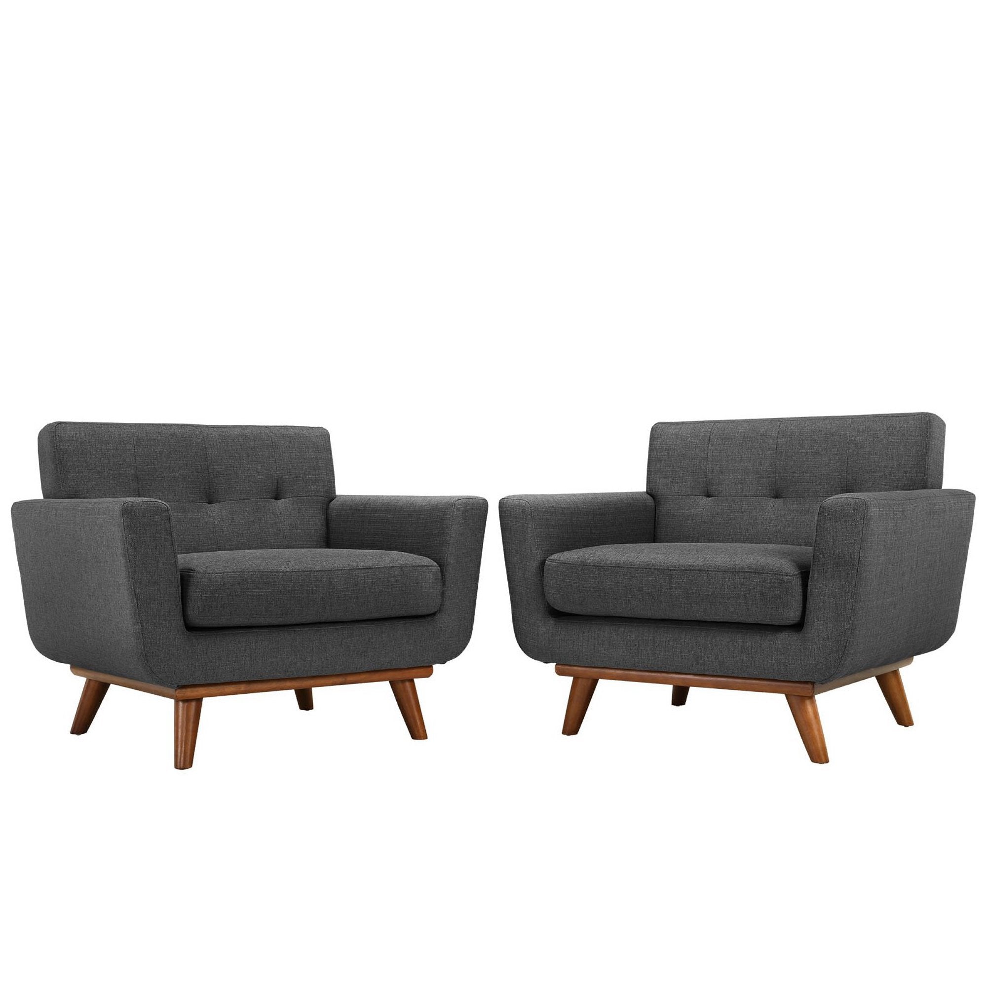 Modway Engage Wood Armchair Set of 2