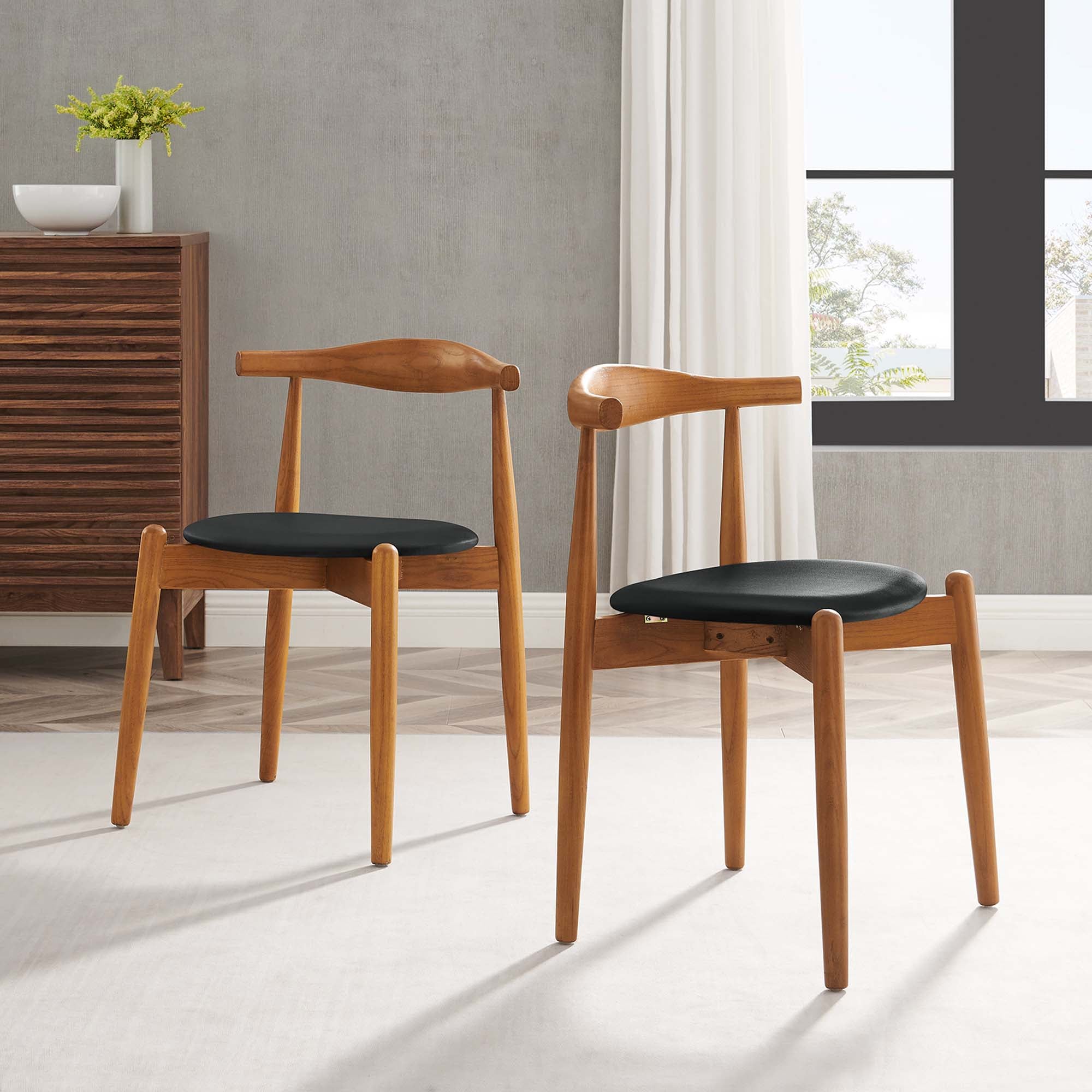 Modway Stalwart Dining Side Chairs Set of 2