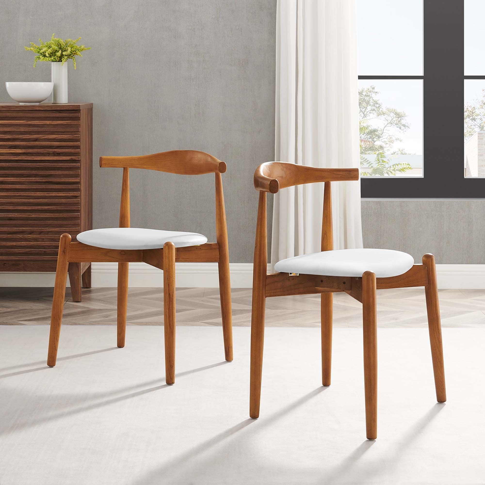 Modway Stalwart Dining Side Chairs Set of 2