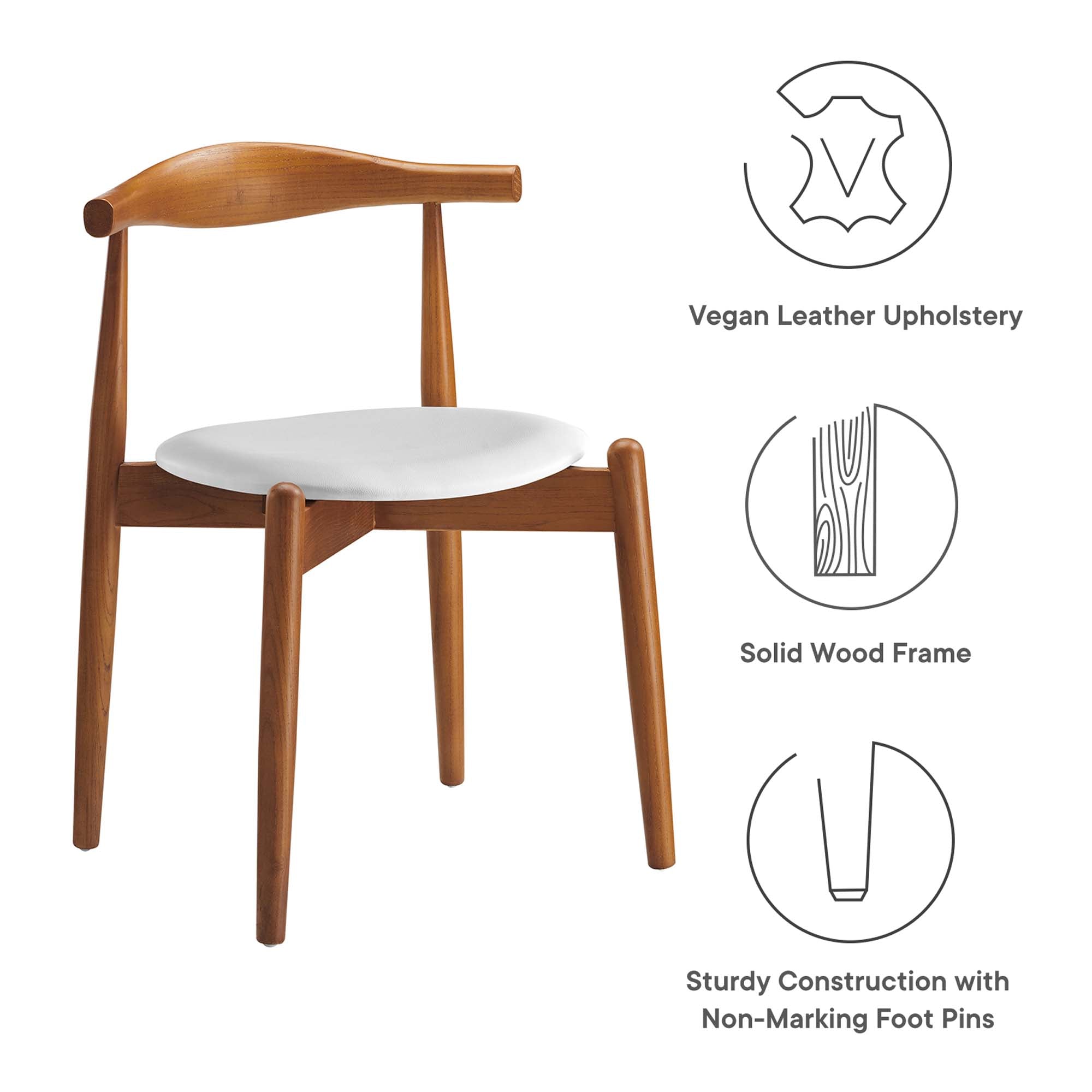 Modway Stalwart Dining Side Chairs Set of 2