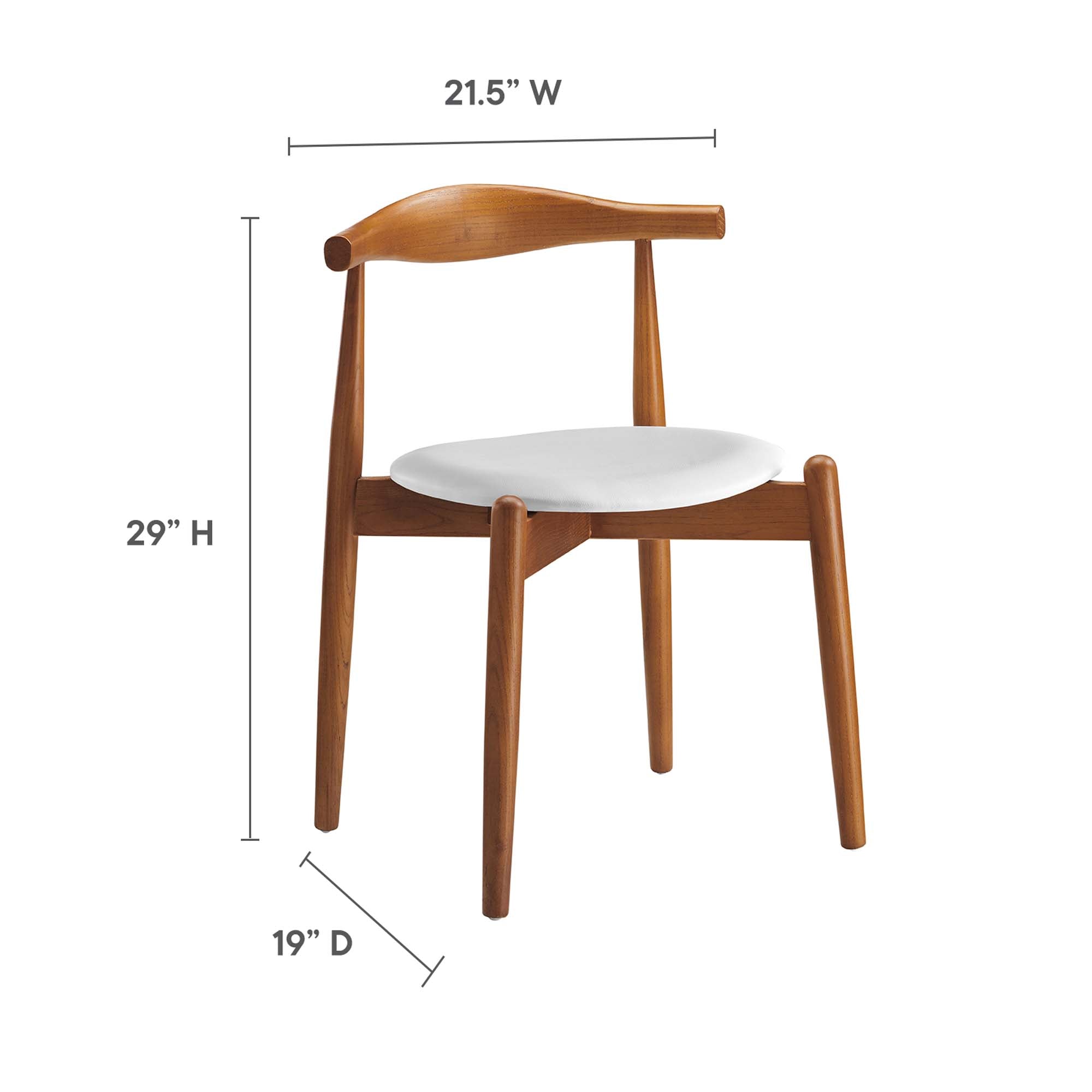 Modway Stalwart Dining Side Chairs Set of 2