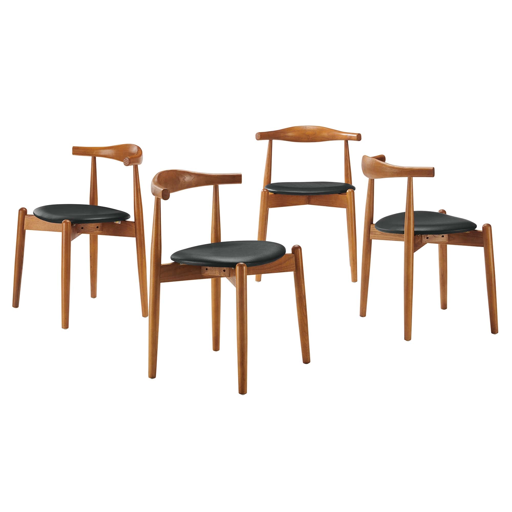Modway Stalwart Dining Side Chairs Set of 4