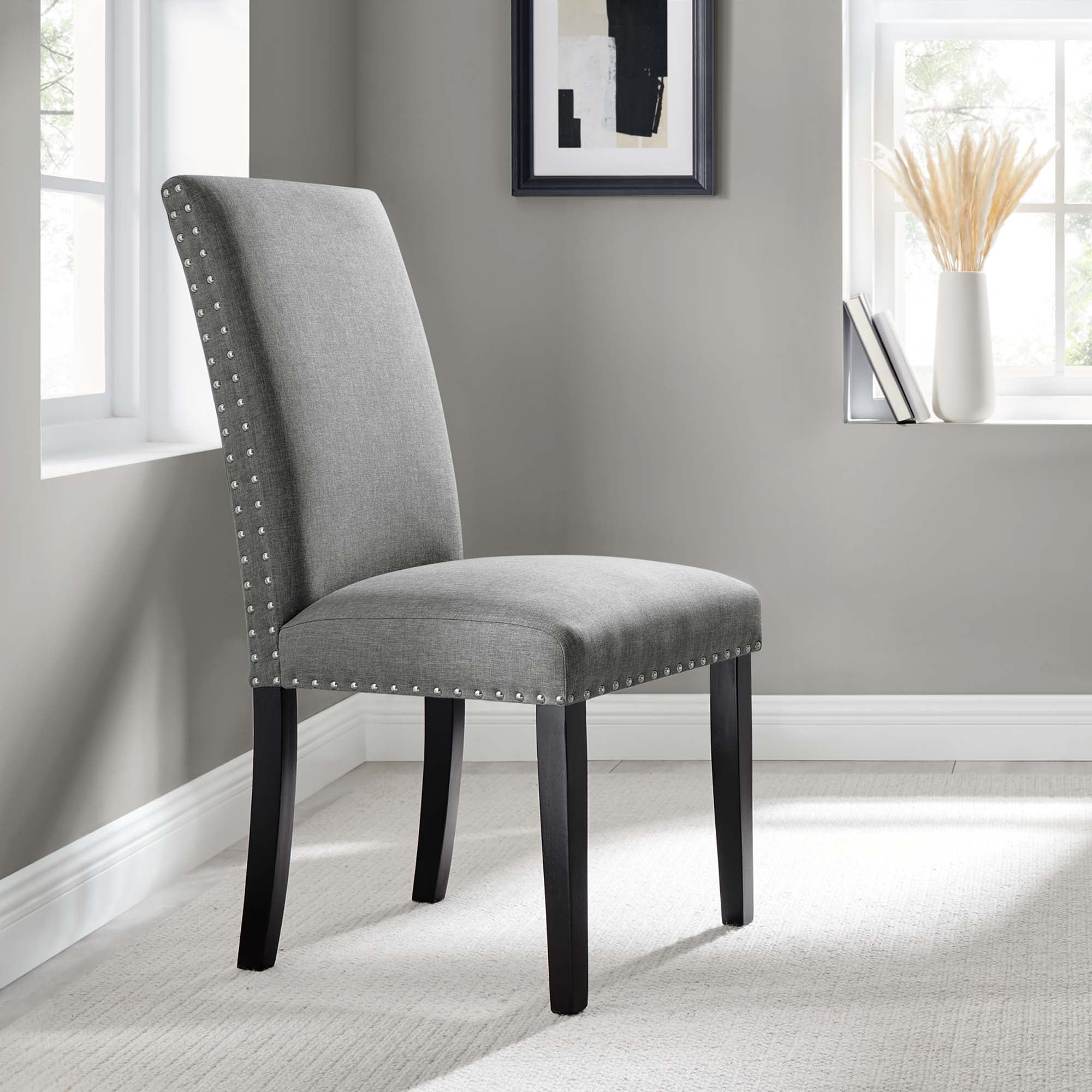 Modway Parcel Dining Upholstered Fabric Side Chair
