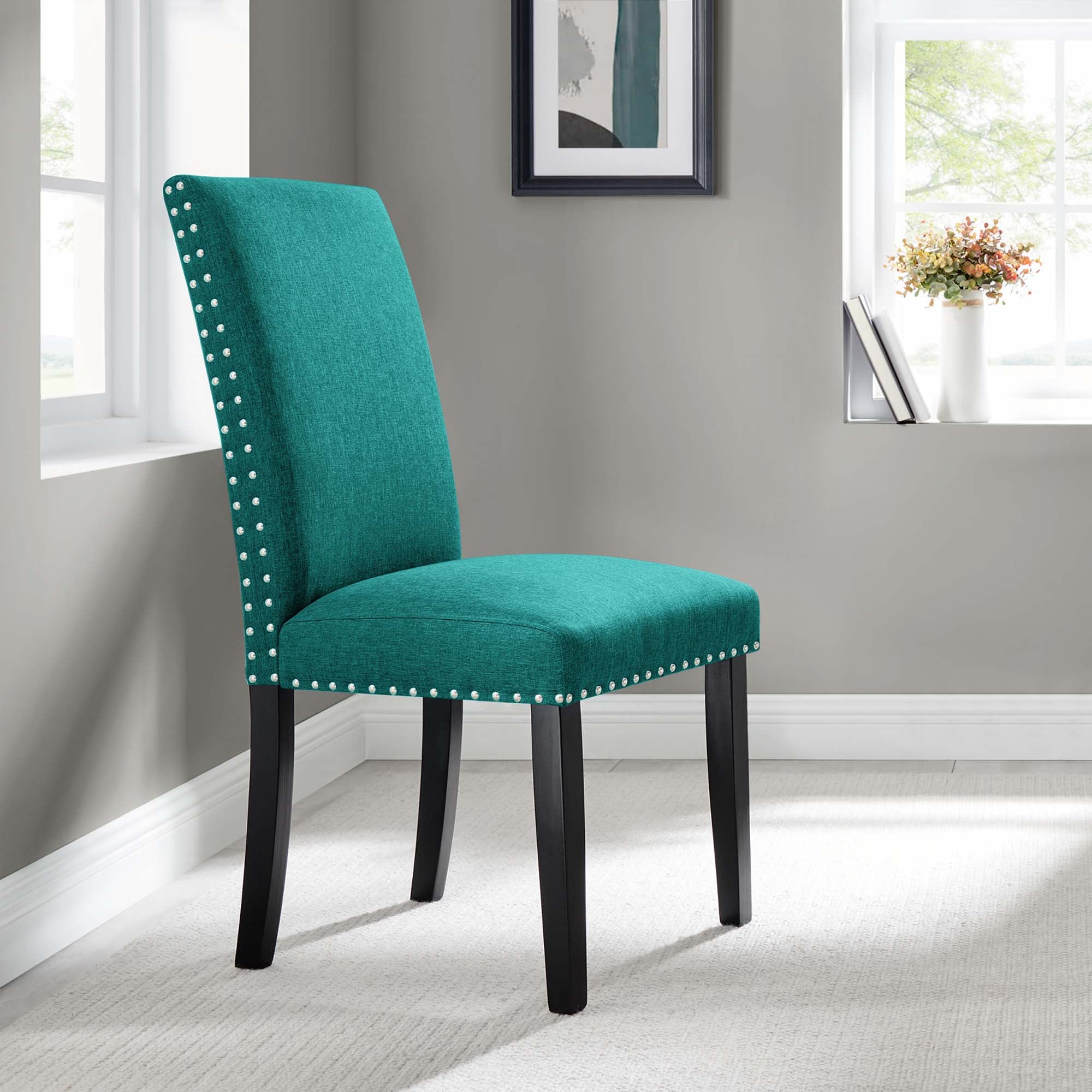 Modway Parcel Dining Upholstered Fabric Side Chair