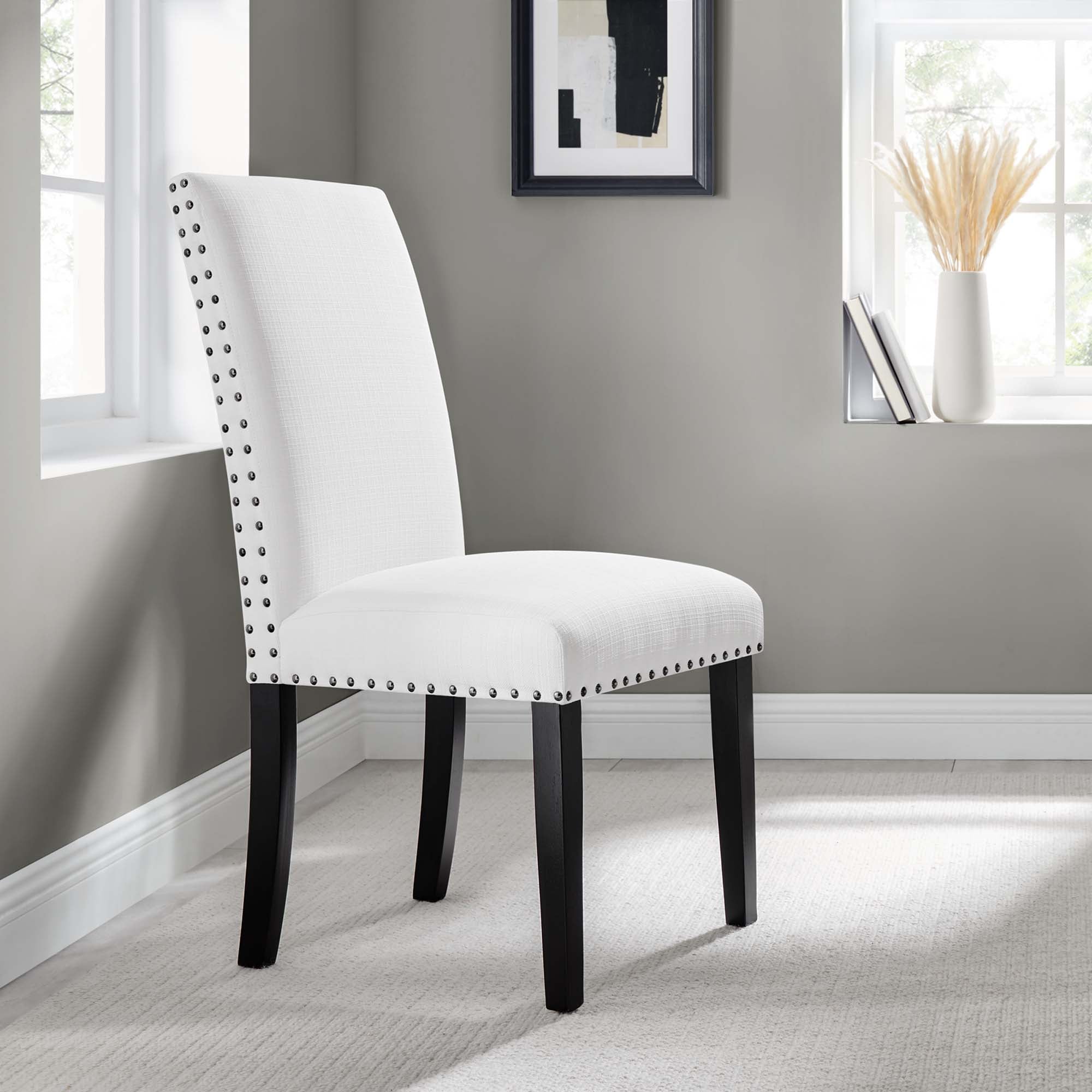 Modway Parcel Dining Upholstered Fabric Side Chair