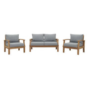 Modway Marina 3 Piece Outdoor Patio Teak Set