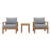 Modway Marina 3 Piece Outdoor Patio Teak Set
