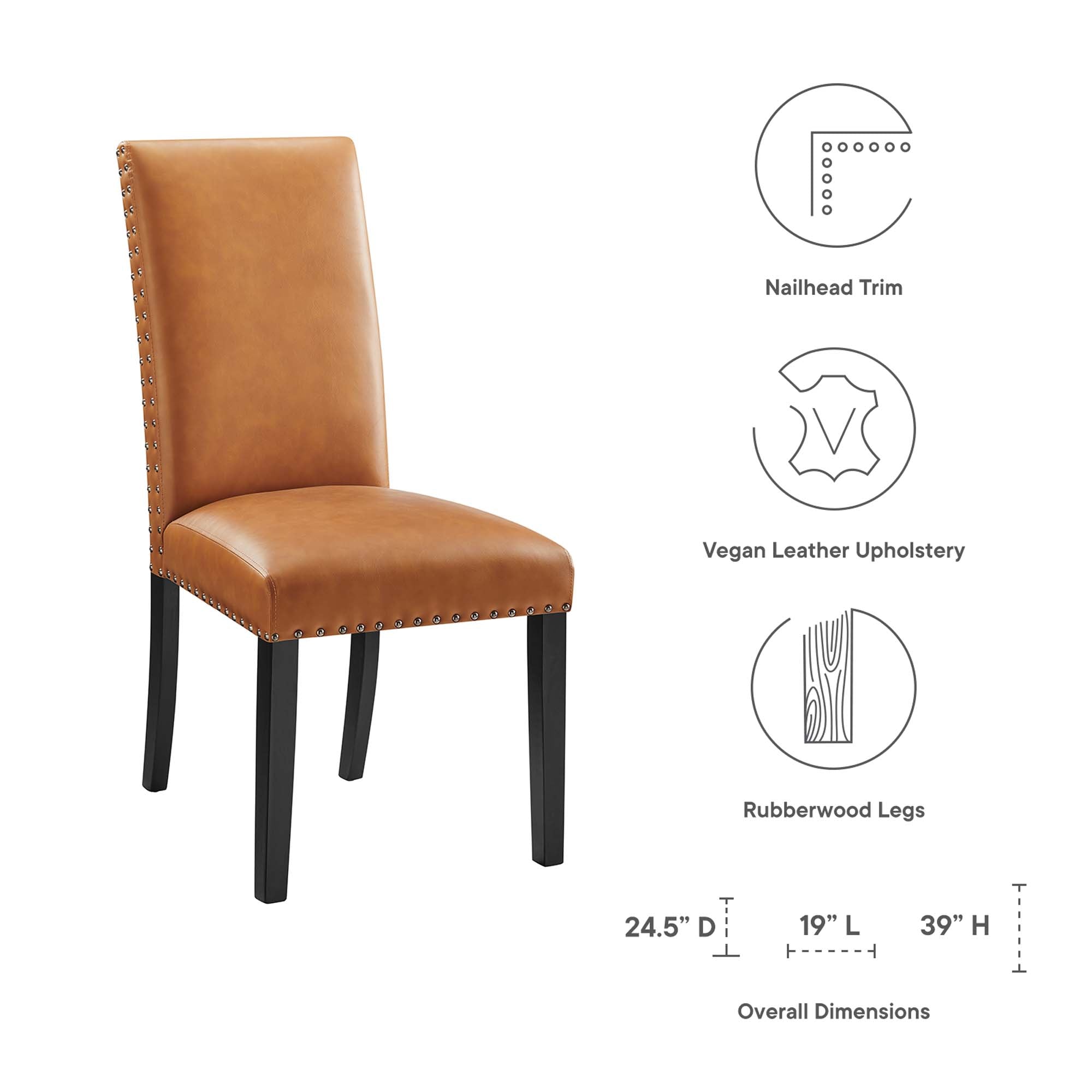 Modway Parcel Dining Faux Leather Side Chair