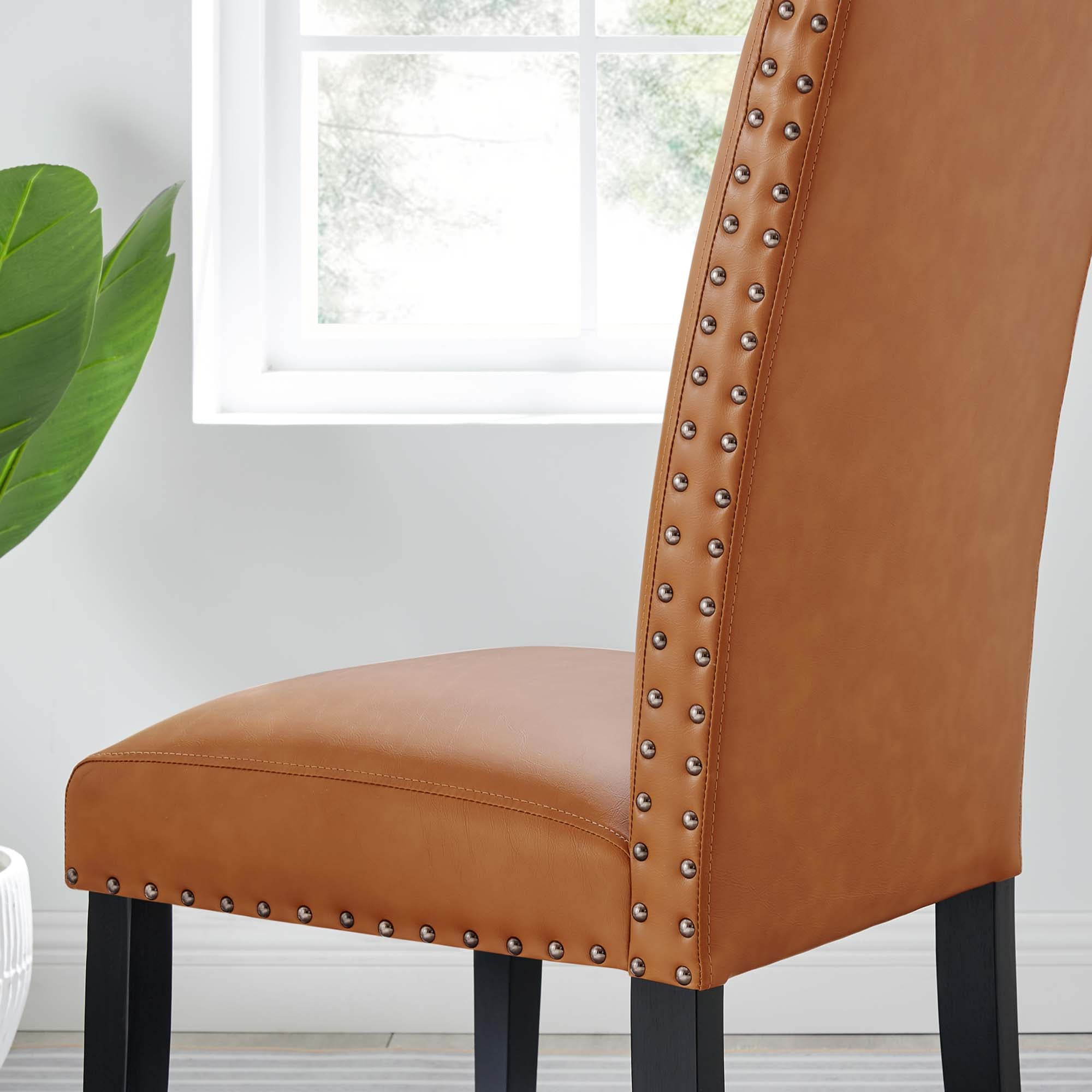 Modway Parcel Dining Faux Leather Side Chair