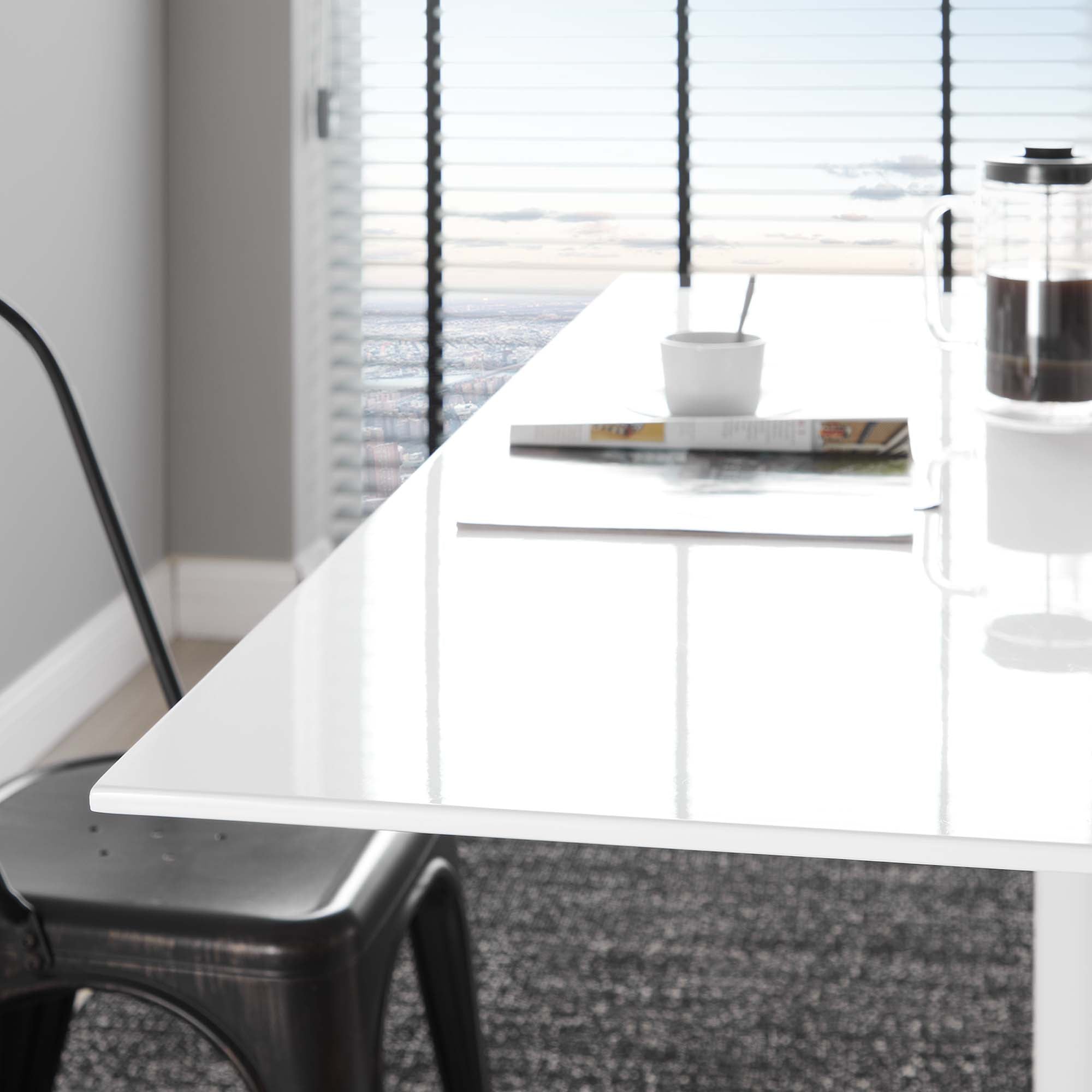 Modway Lippa 60" Rectangle Wood Dining Table