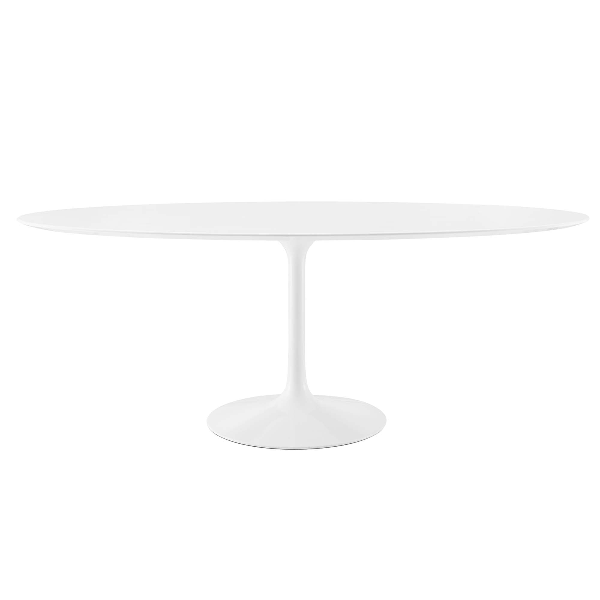 Modway Lippa 78" Oval Wood Dining Table