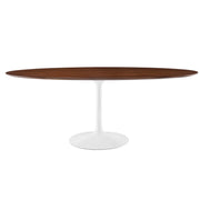 Modway Lippa 78" Oval Wood Dining Table