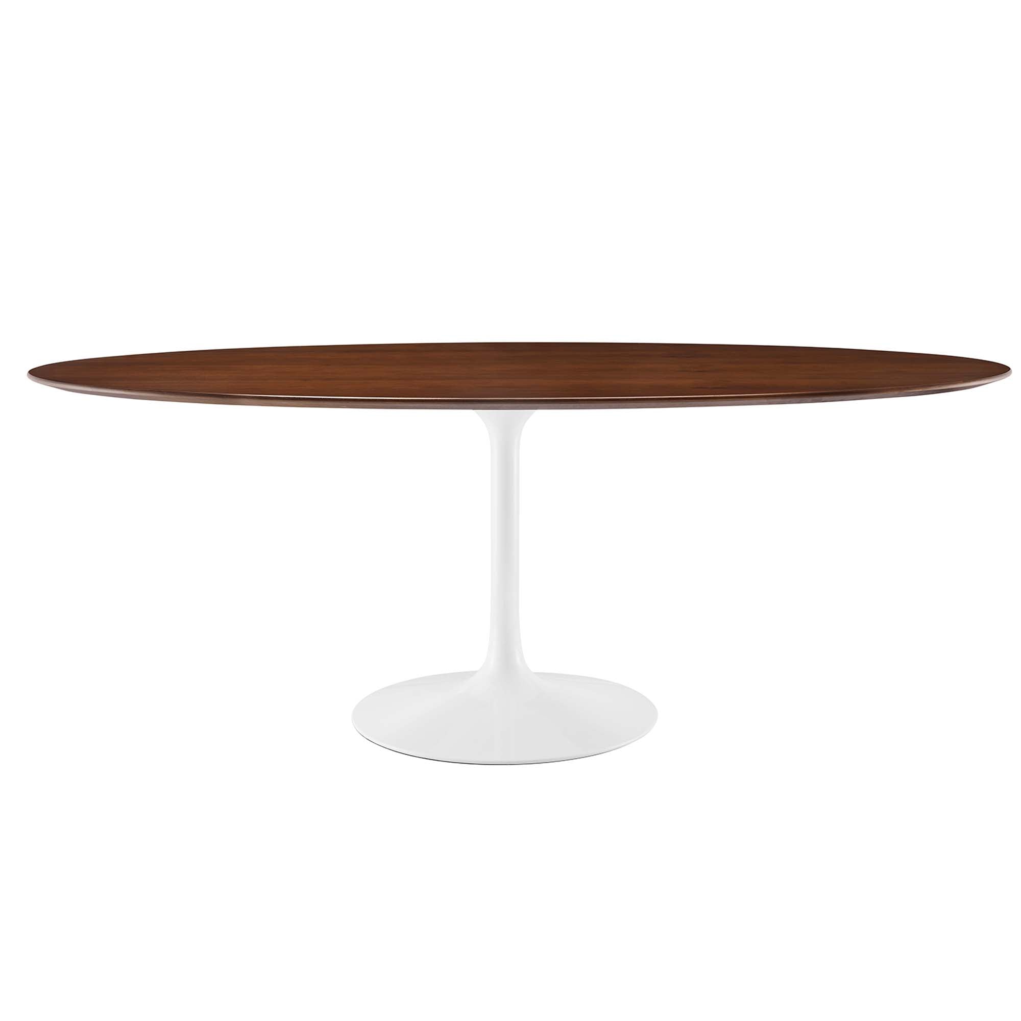 Modway Lippa 78" Oval Wood Dining Table