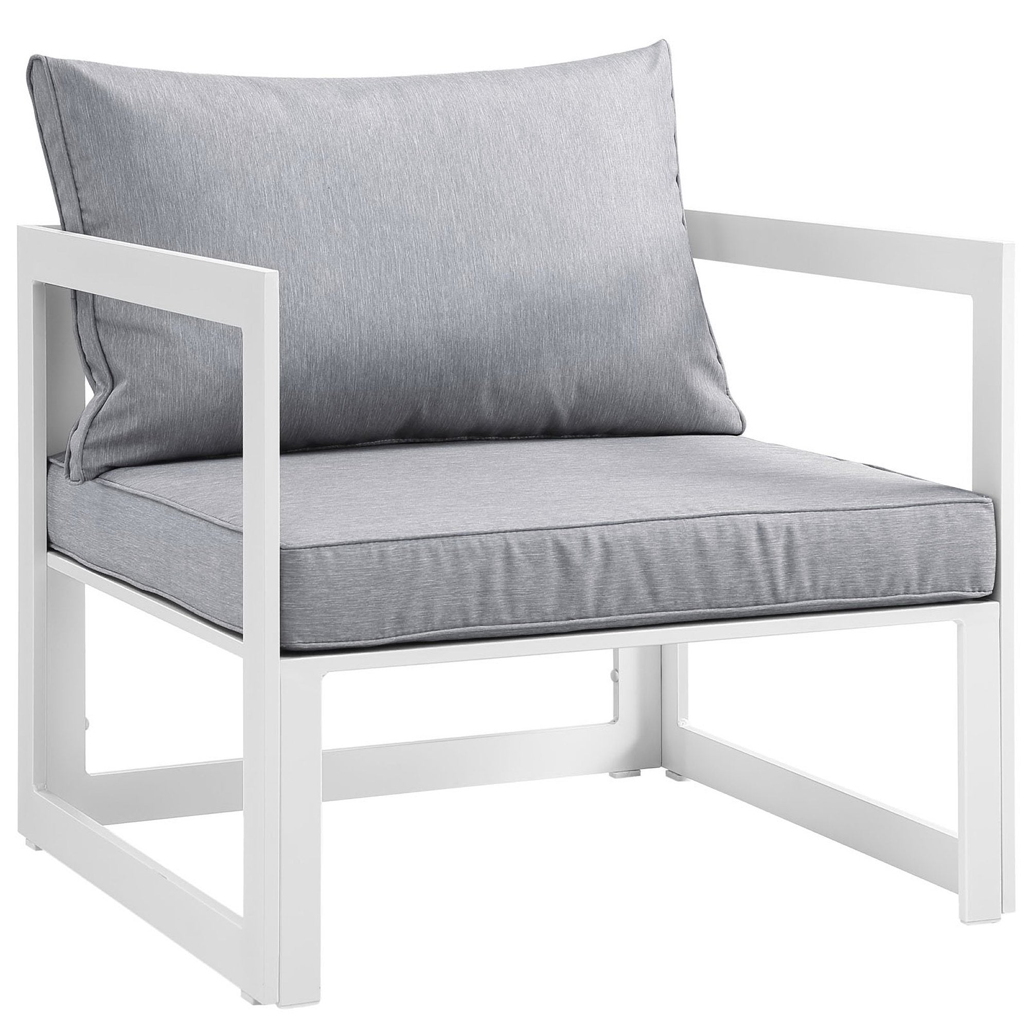 Modway Fortuna 6 Piece Outdoor Patio Sectional Sofa Set