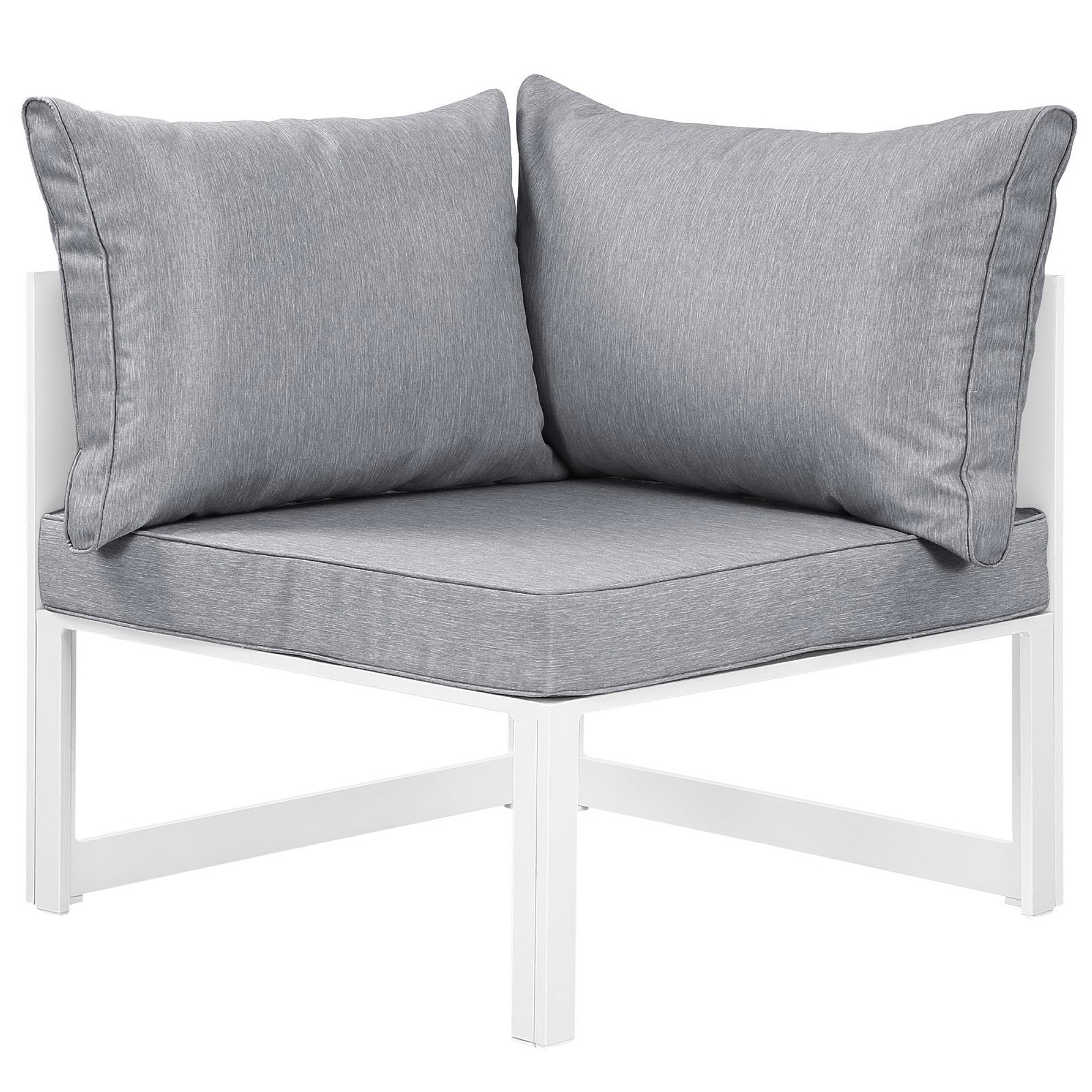 Modway Fortuna 8 Piece Outdoor Patio Sectional Sofa Set