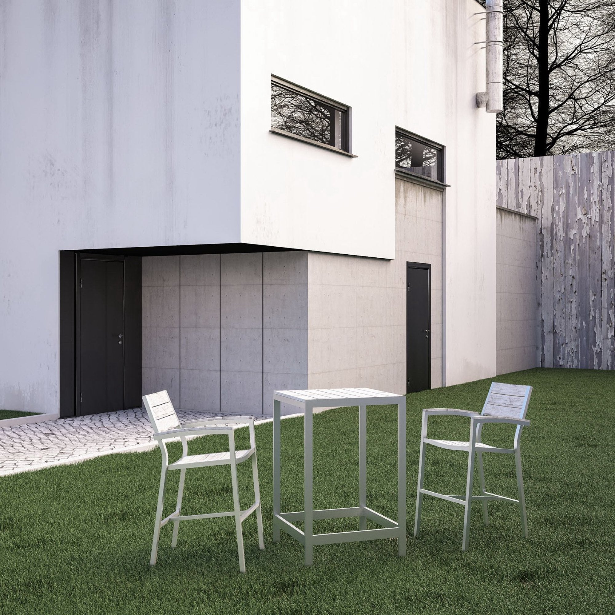 Modway Maine 3 Piece Outdoor Patio Dining Set