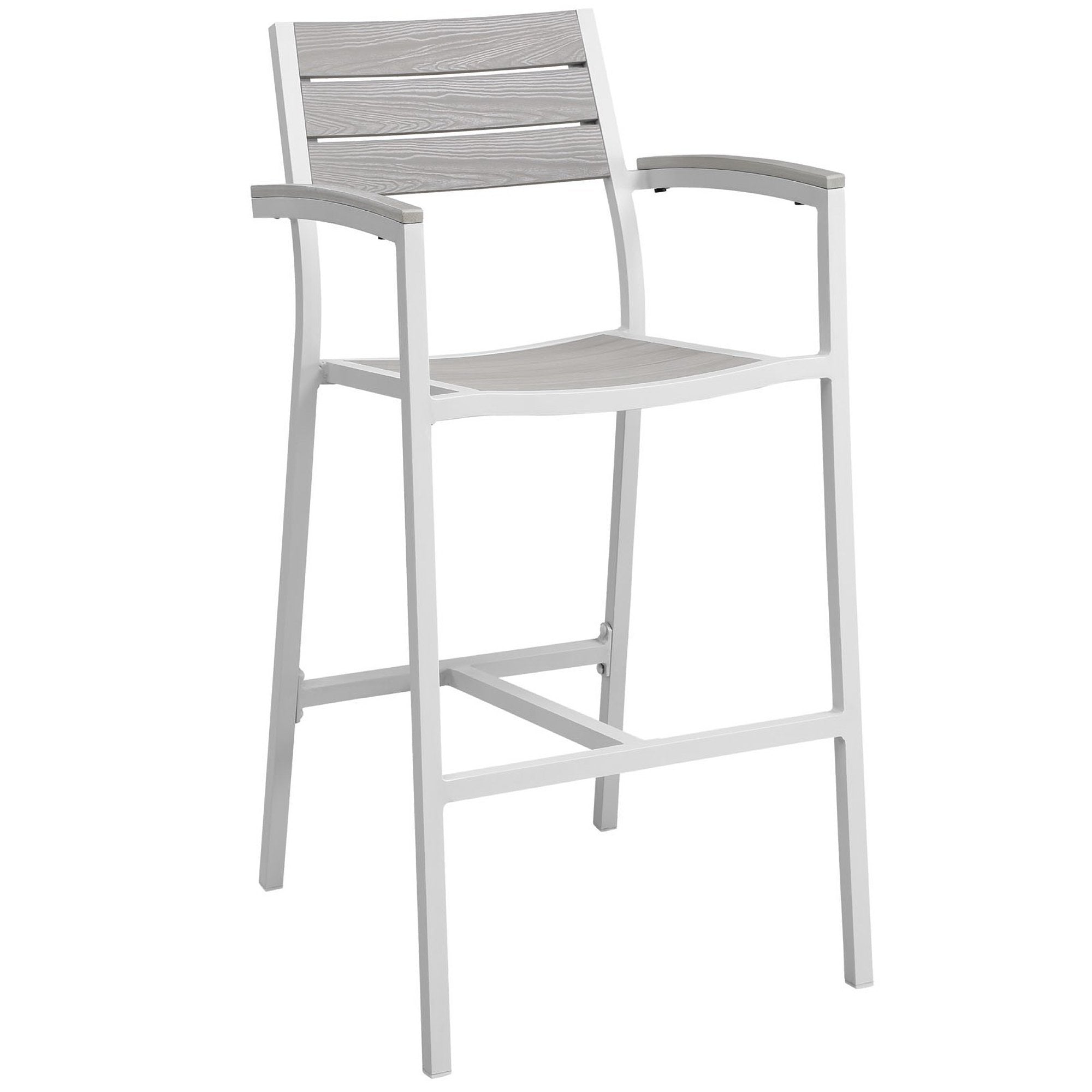 Modway Maine 5 Piece Outdoor Patio Bar Set