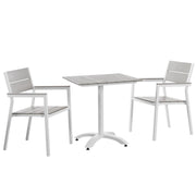 Modway Maine 3 Piece Outdoor Patio Dining Set
