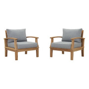 Modway Marina 2 Piece Outdoor Patio Teak Set