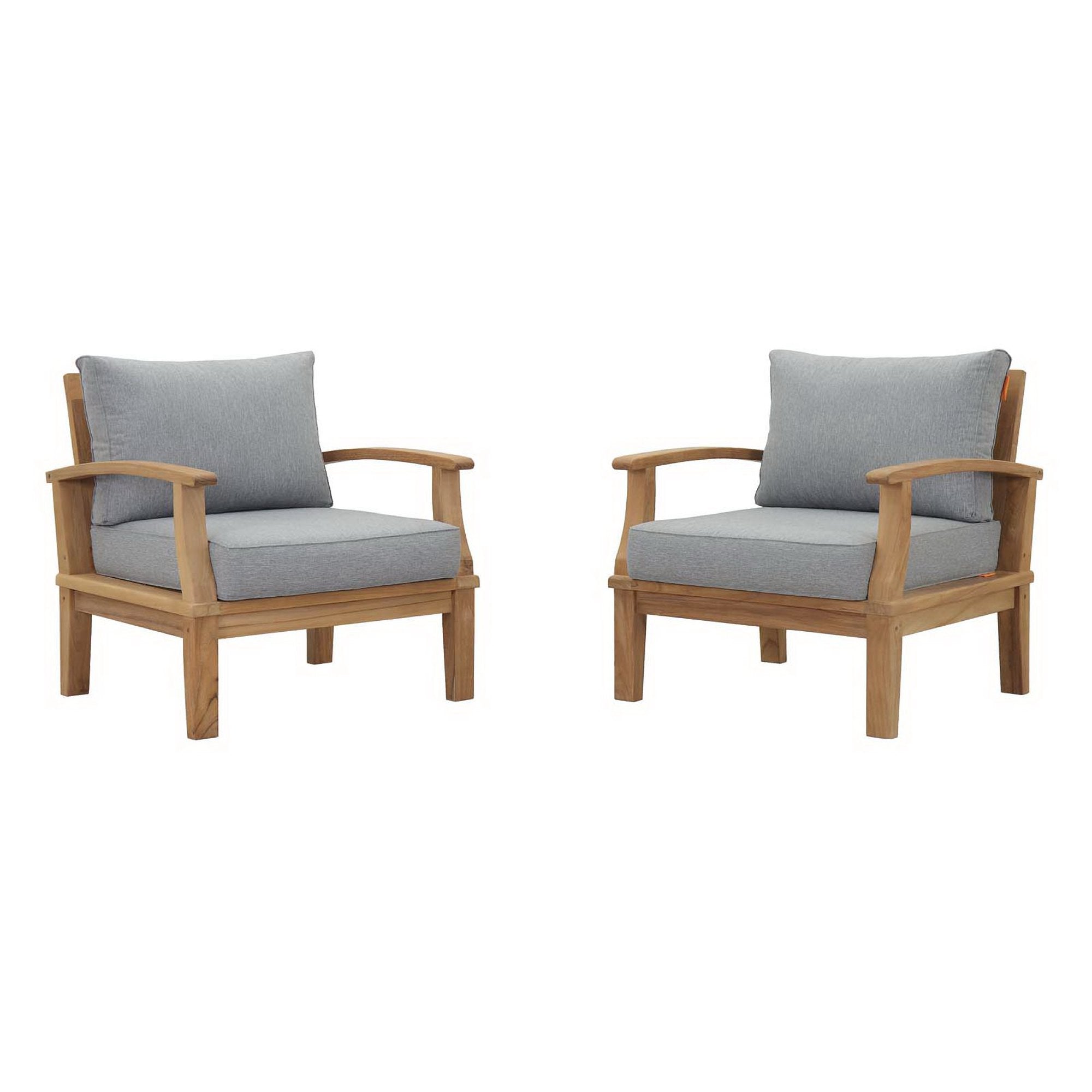 Modway Marina 2 Piece Outdoor Patio Teak Set