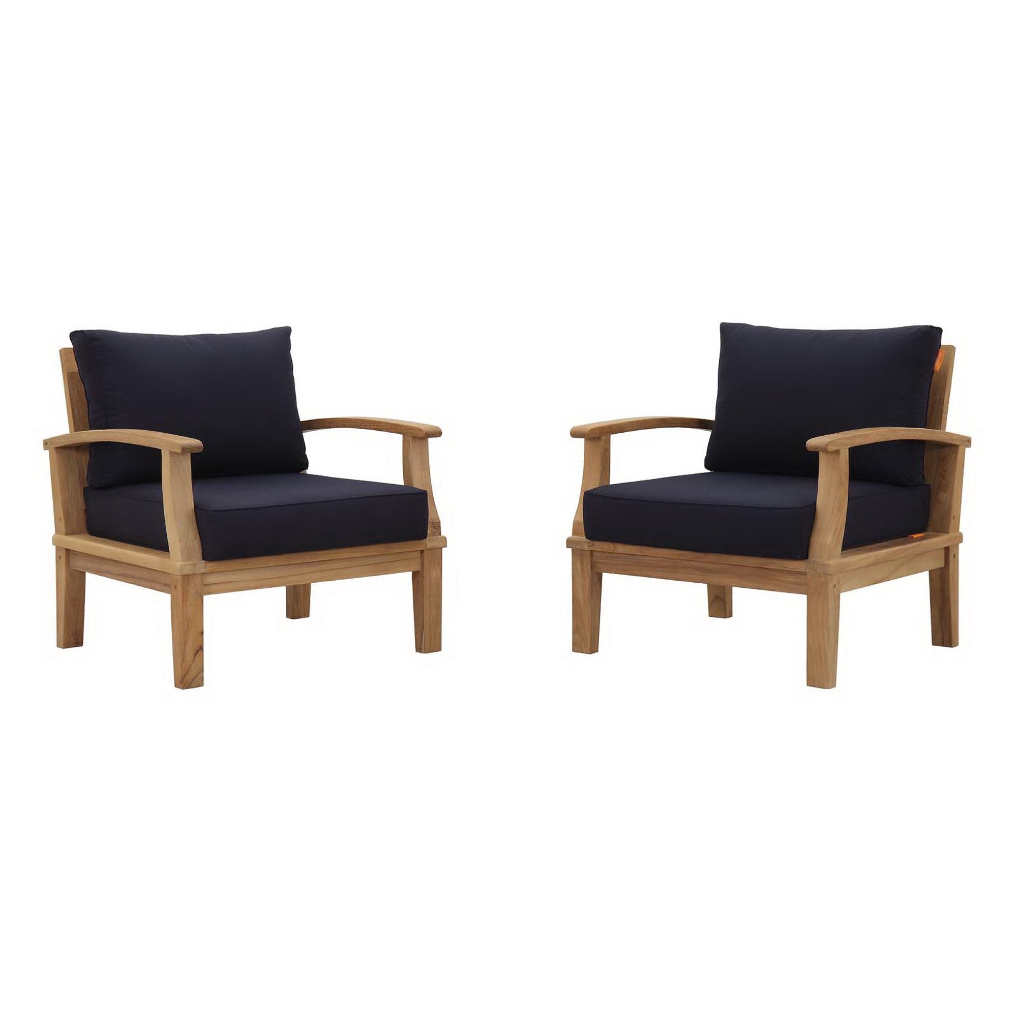 Modway Marina 2 Piece Outdoor Patio Teak Set
