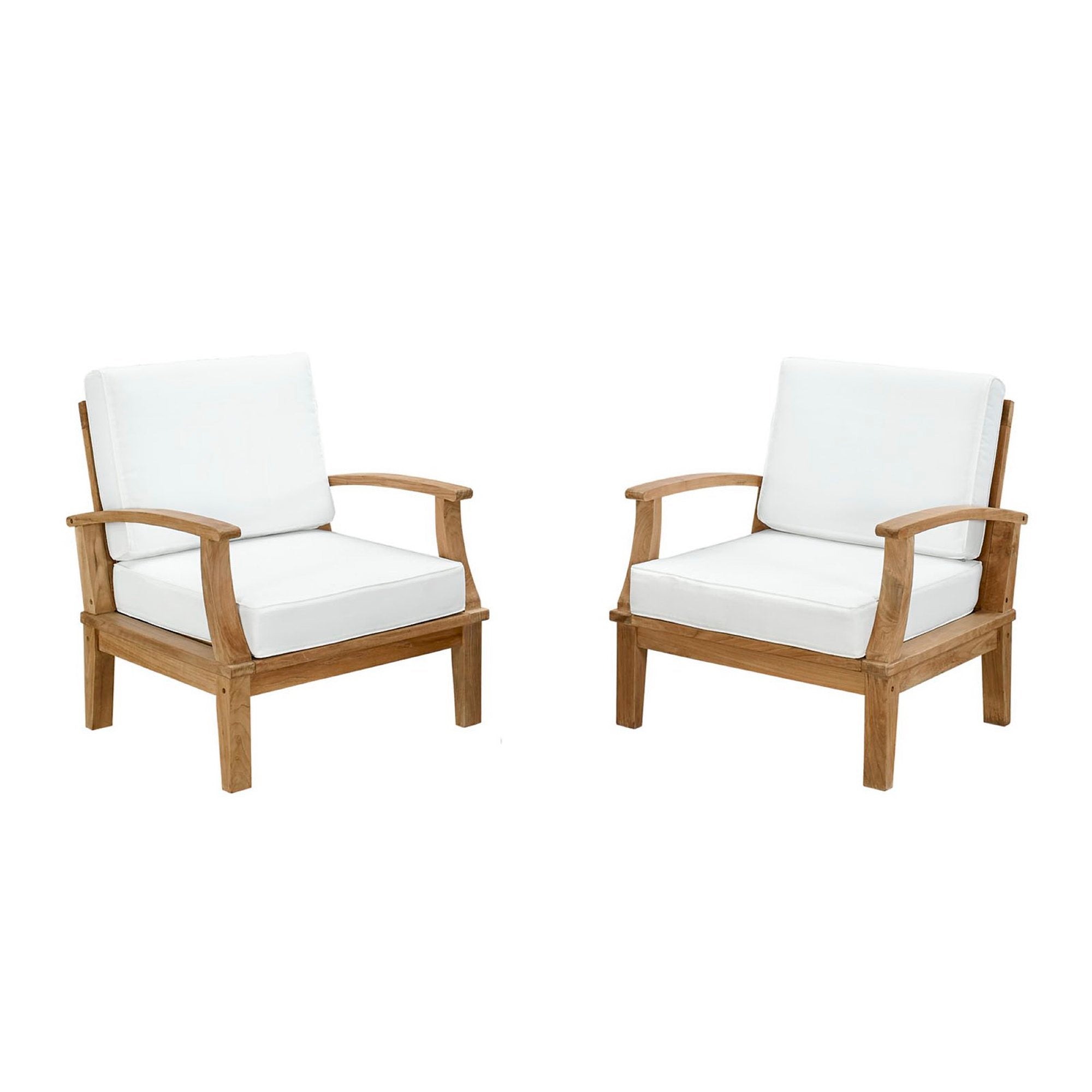 Modway Marina 2 Piece Outdoor Patio Teak Set