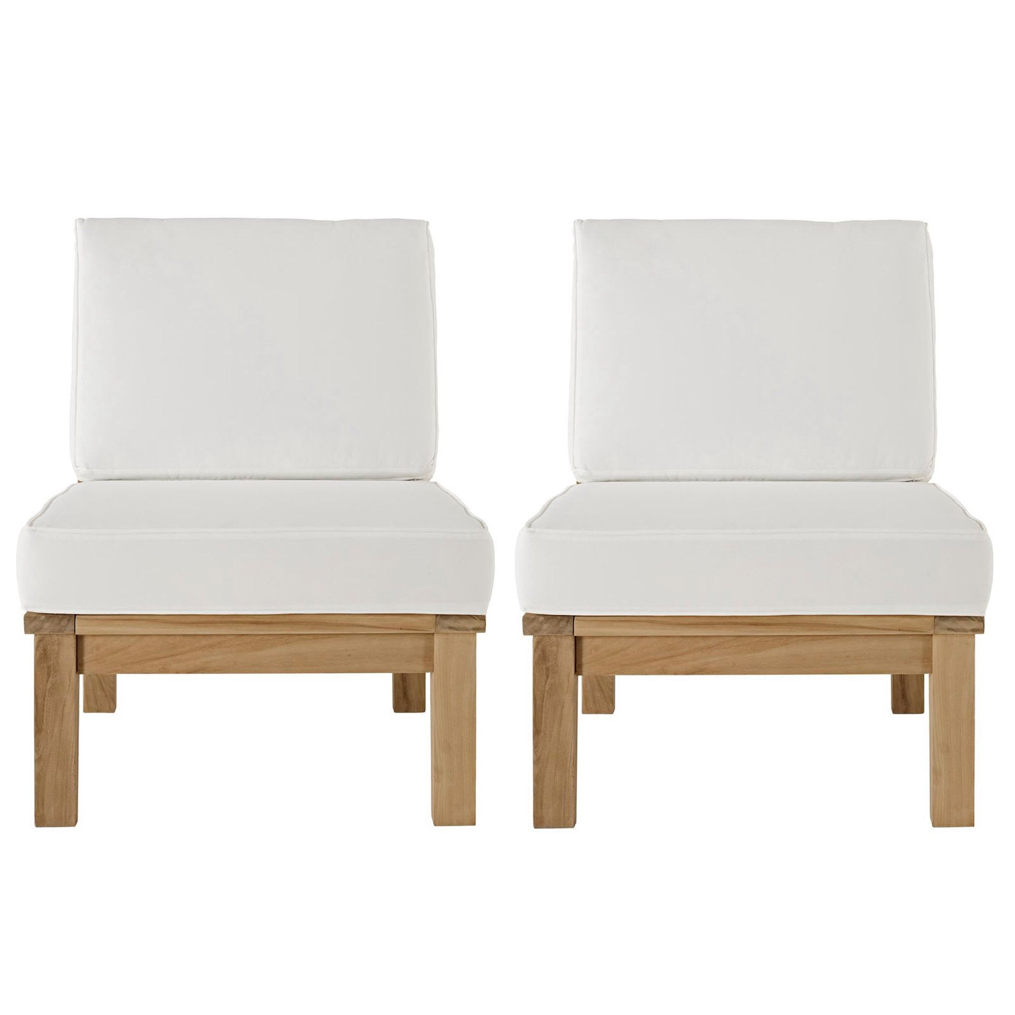 Modway Marina 2 Piece Outdoor Patio Teak Set