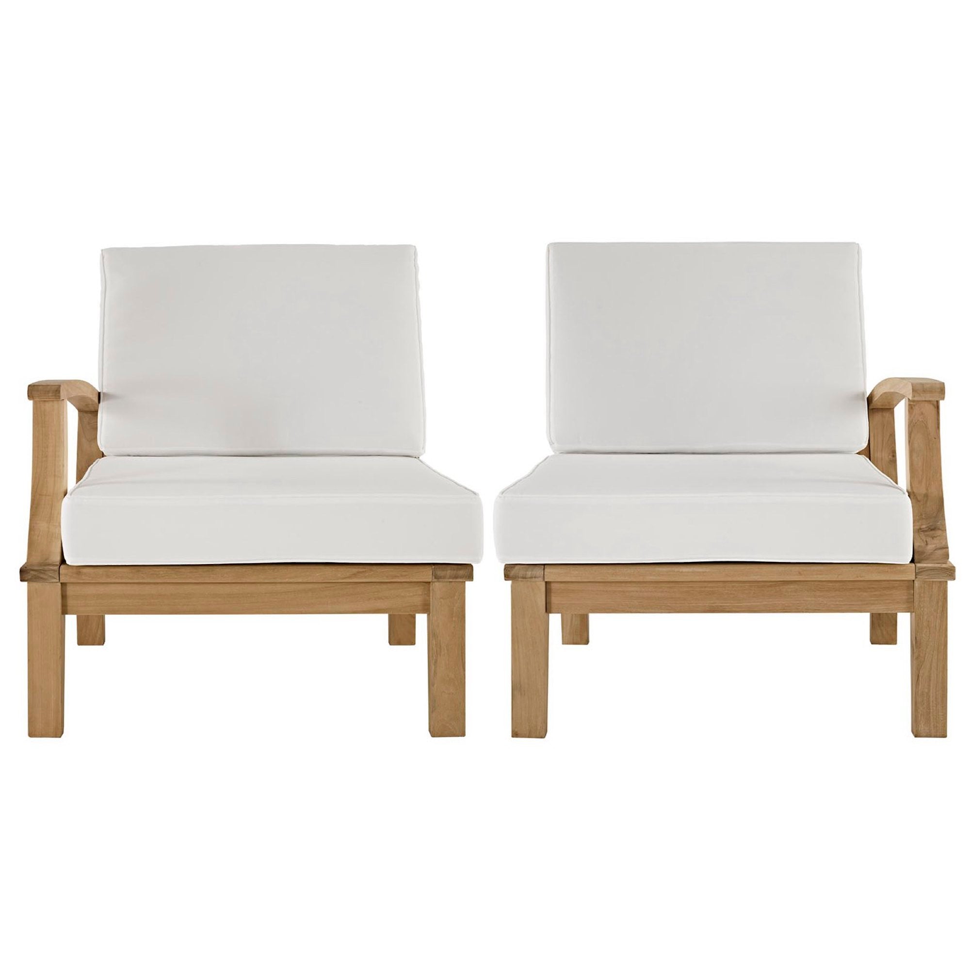 Modway Marina 2 Piece Outdoor Patio Teak Set